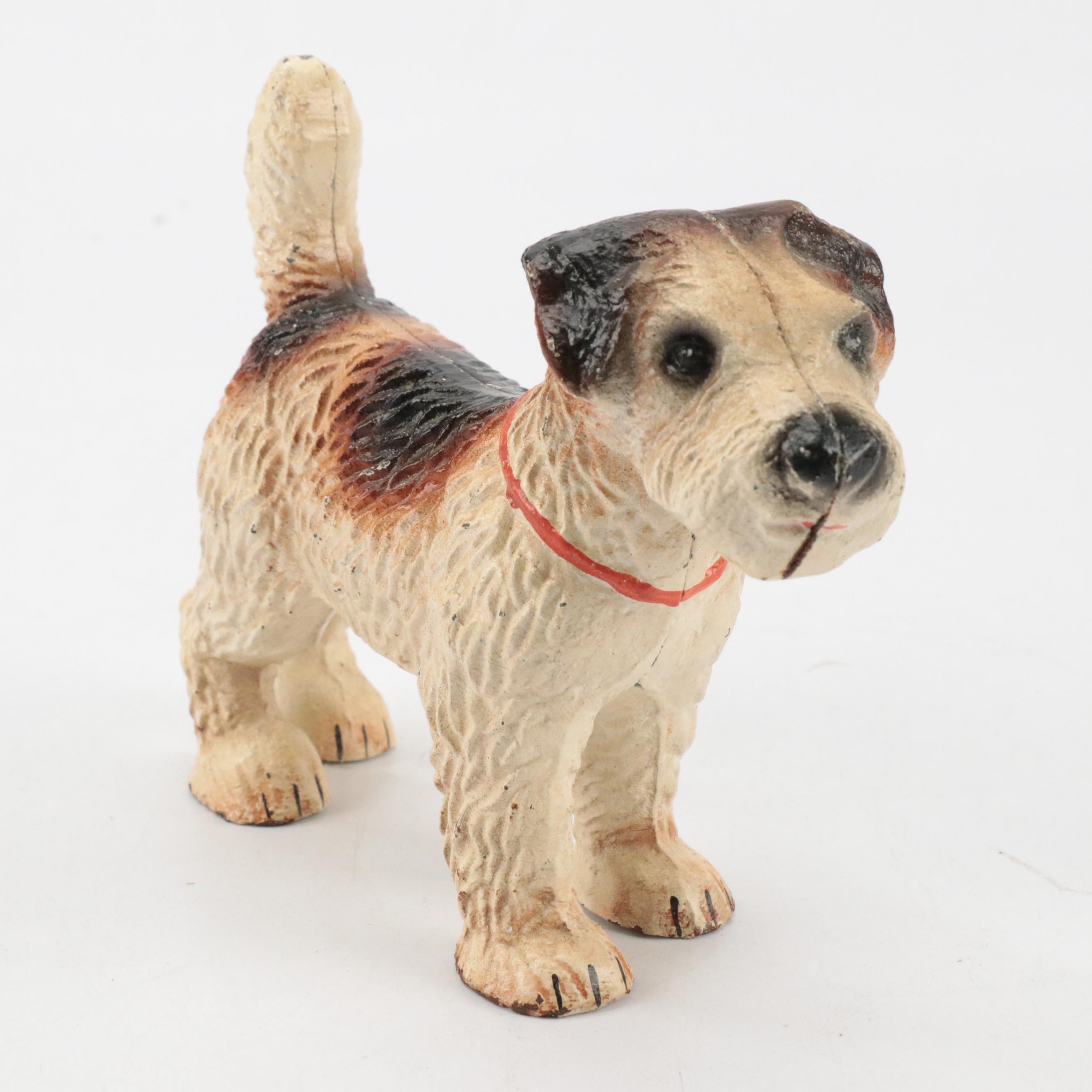 Hamilton Foundry Scottie Dog Paperweight With Fox Terriers Figures and More