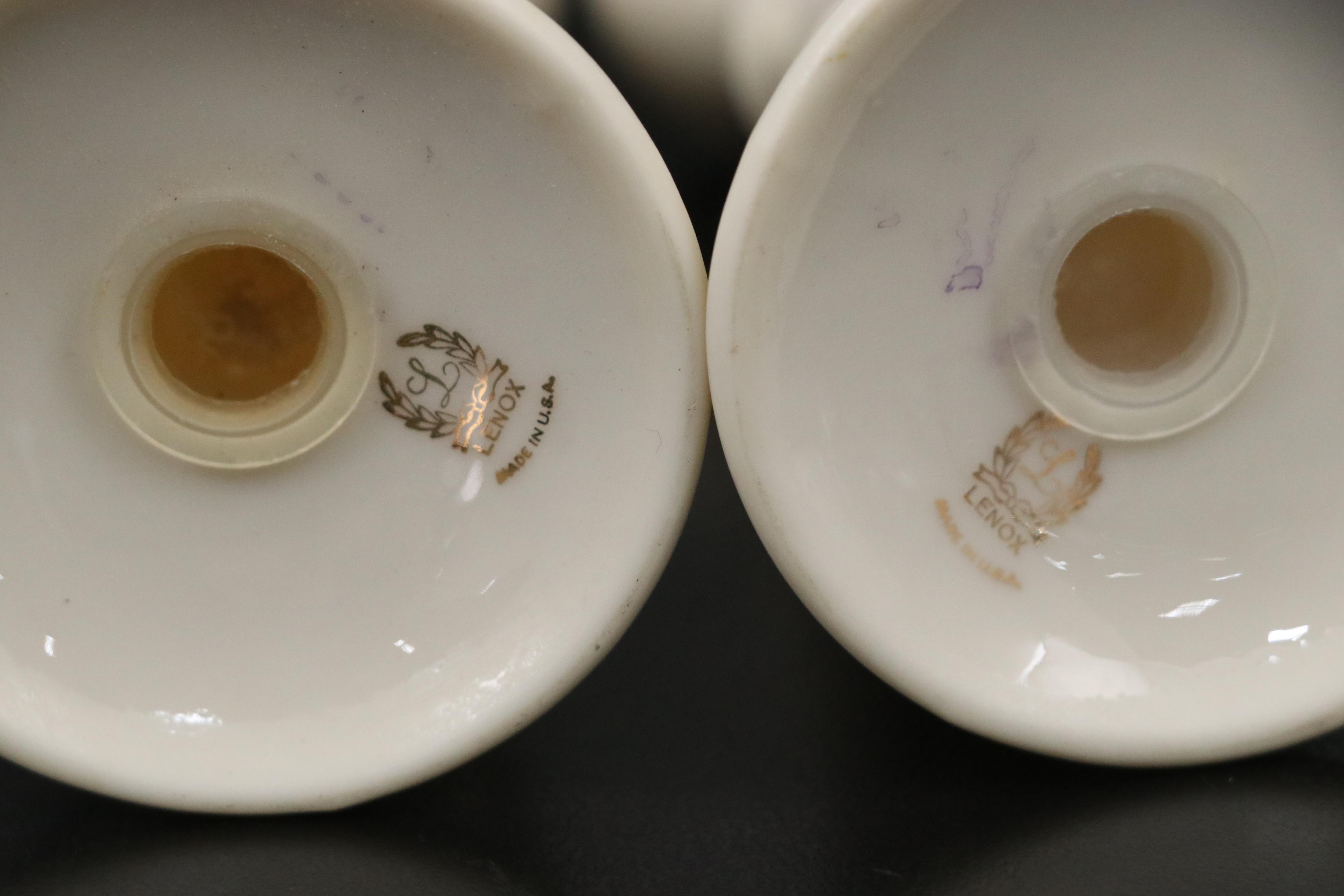 Cambridge "Rose Point Clear" Relish, Lenox "Miramar Collection" Shakers and More