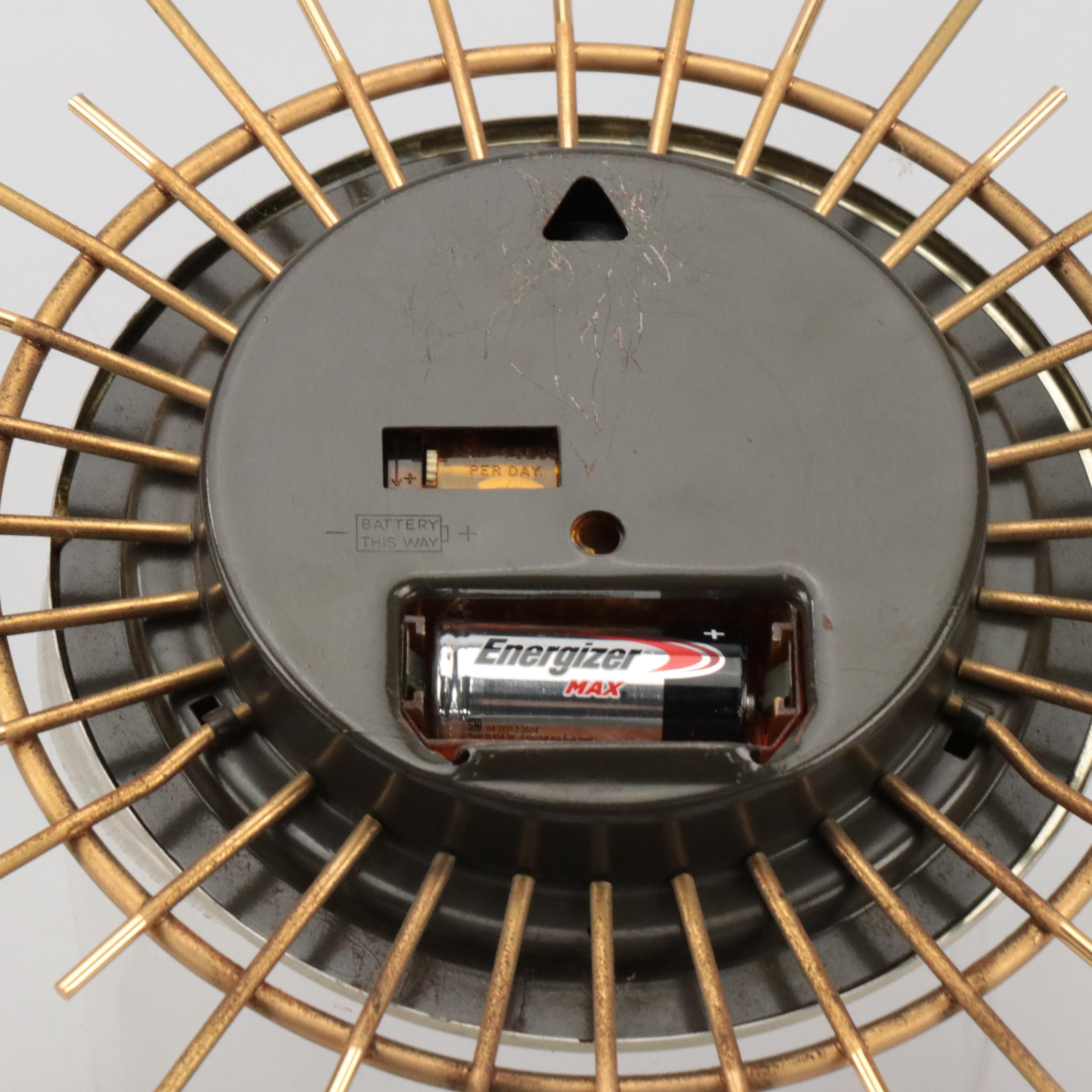 Seth Thomas Mid Century Modern Wall Clock