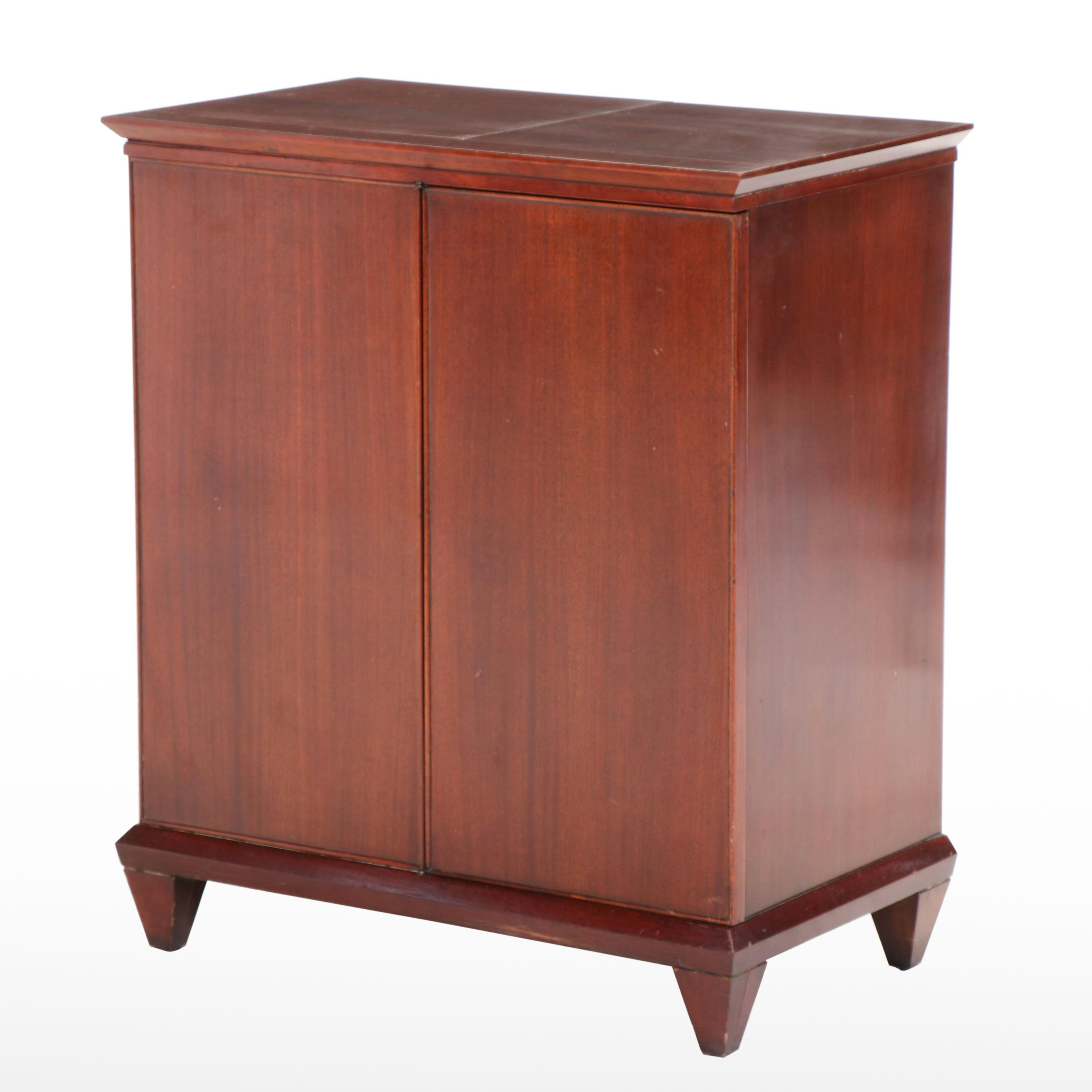Magnavox Contemporary Mahogany Stereo Cabinet