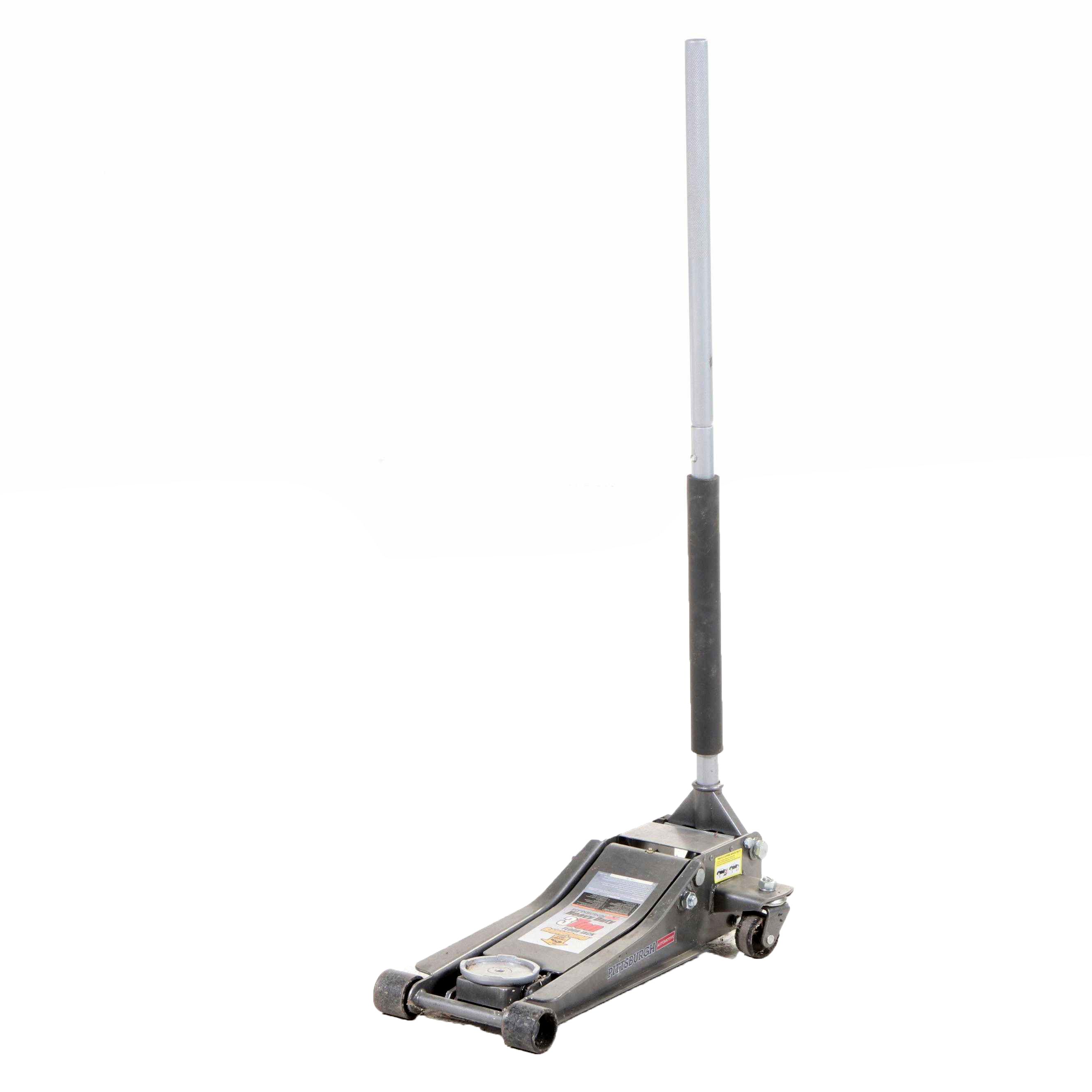 Pittsburgh 3-Ton Heavy Duty Low Profile Pump Floor Jack