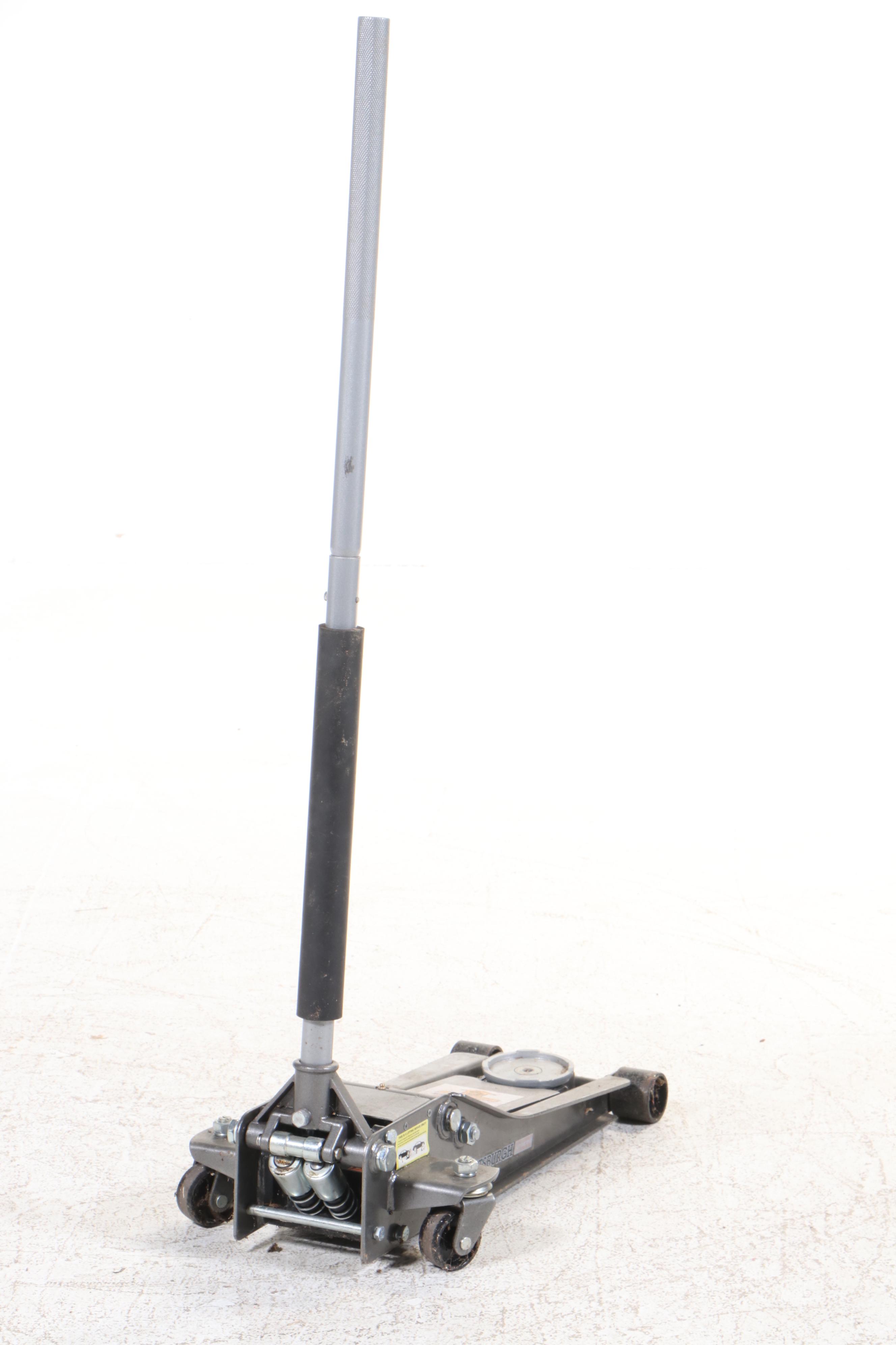 Pittsburgh 3-Ton Heavy Duty Low Profile Pump Floor Jack