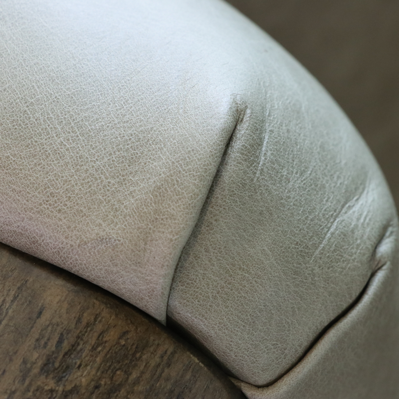 Four Hands "Joanna" Danish Modern Style Leather and Hardwood Bench