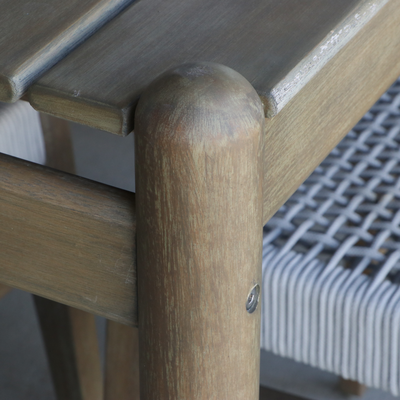 Four Hands "Rosen" Outdoor Dining Table with Six "Audra" Dining Chairs