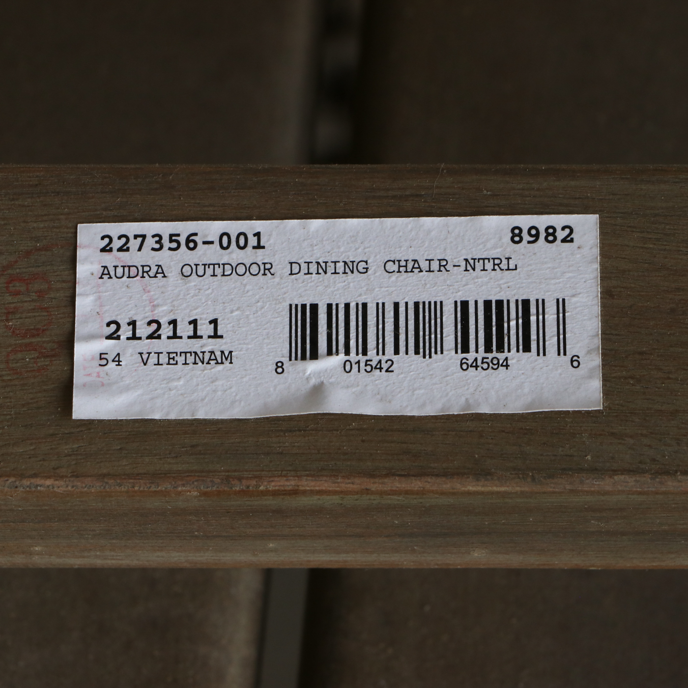 Four Hands "Rosen" Outdoor Dining Table with Six "Audra" Dining Chairs