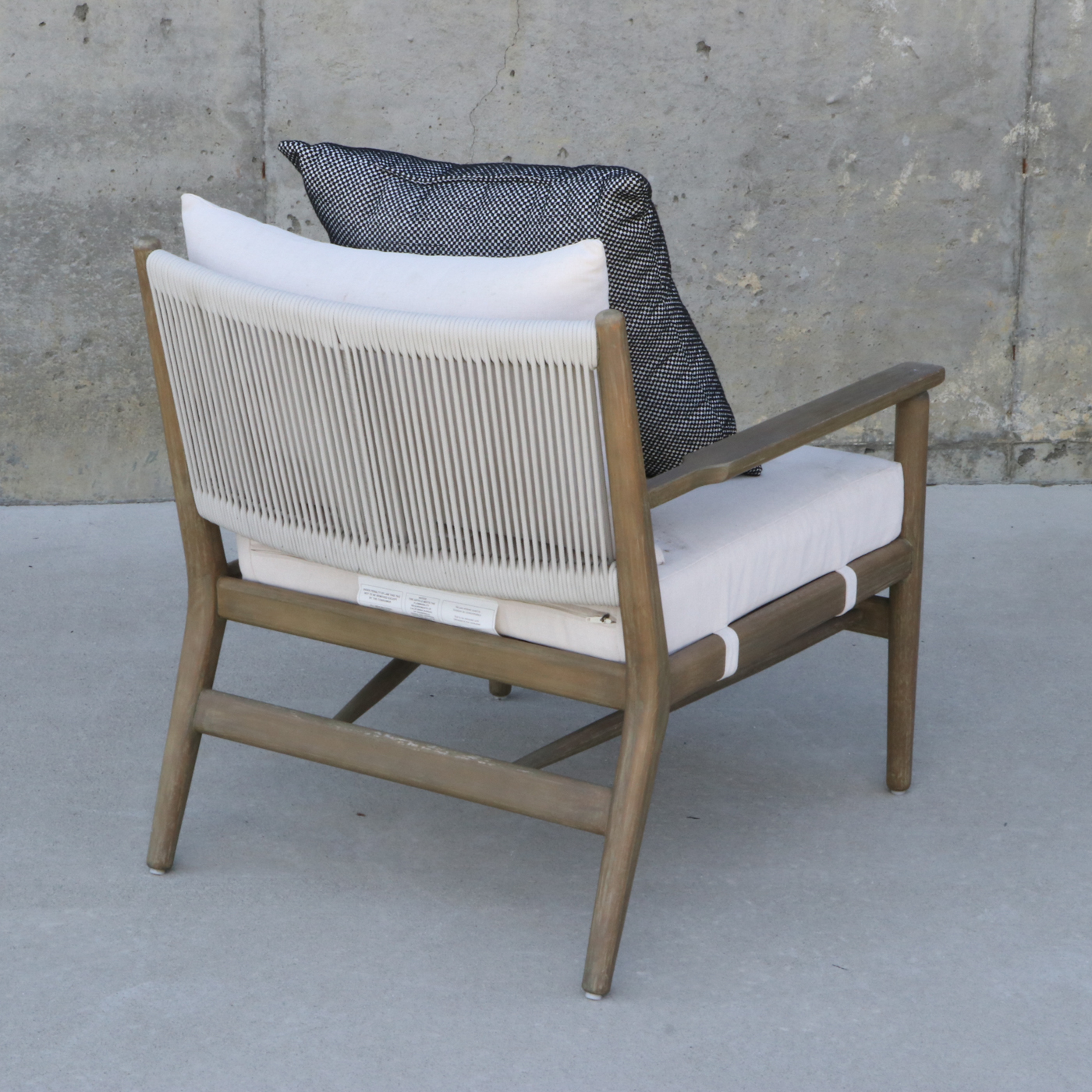 Four Hands "Rosen" Eucalyptus Framed Outdoor Chairs EBTH