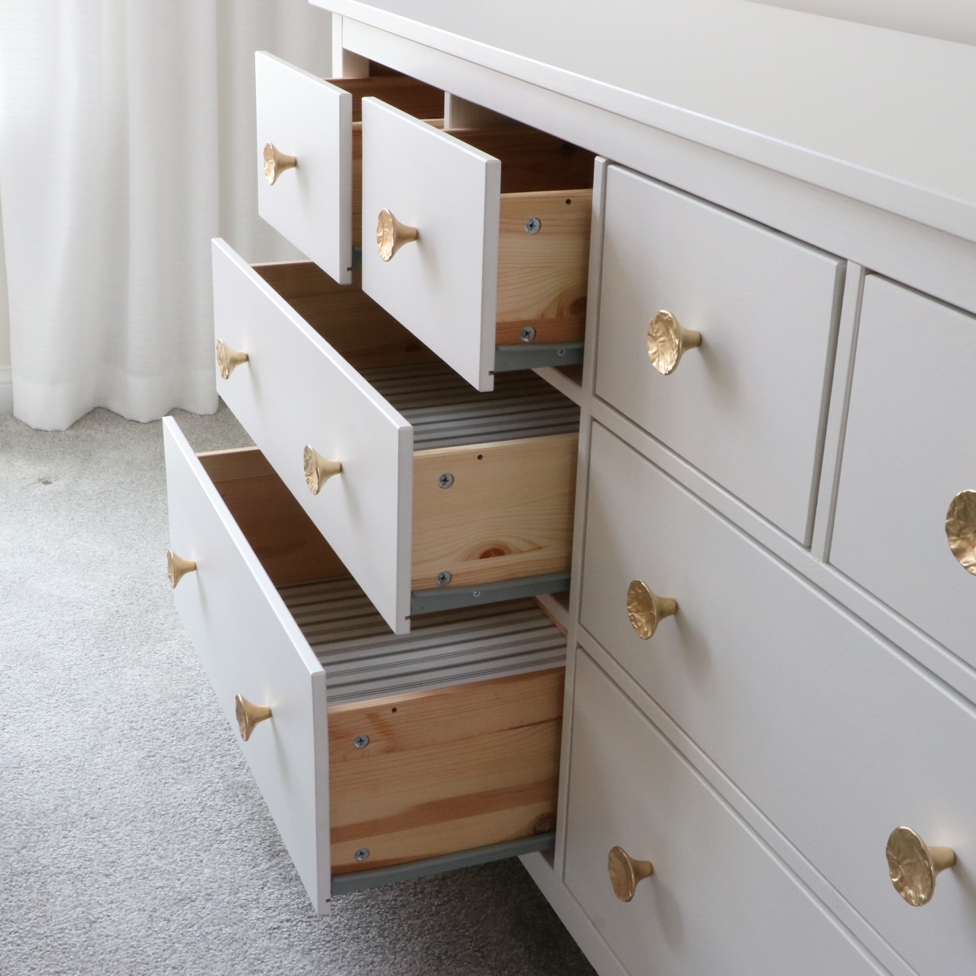 IKEA "Hemnes" White Eight-Drawer Dresser