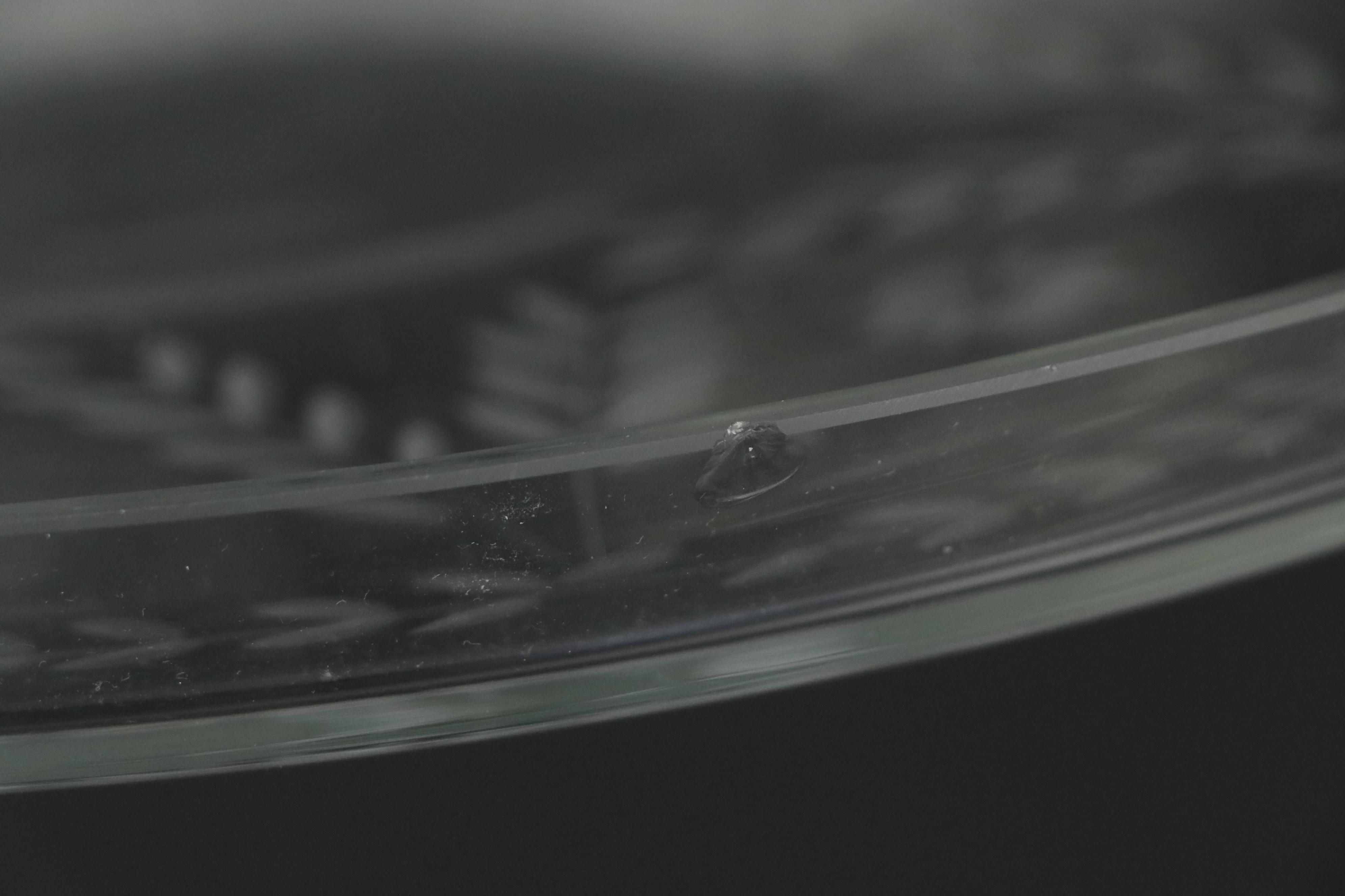 Floral Cut Glass Decanter, Vase, and Platter, 20th Century