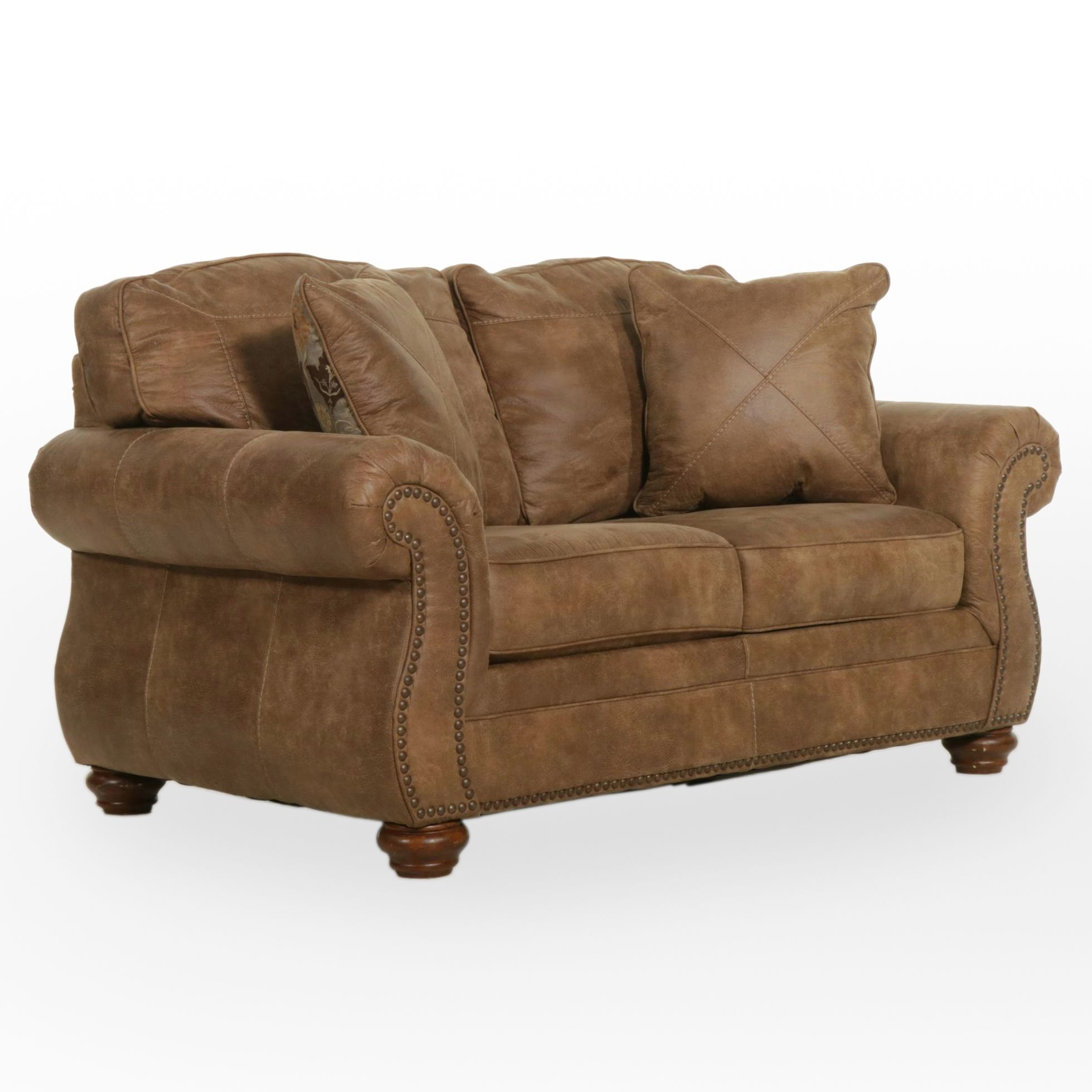 Ashley Furniture "Larkinhurst" Faux Leather Loveseat