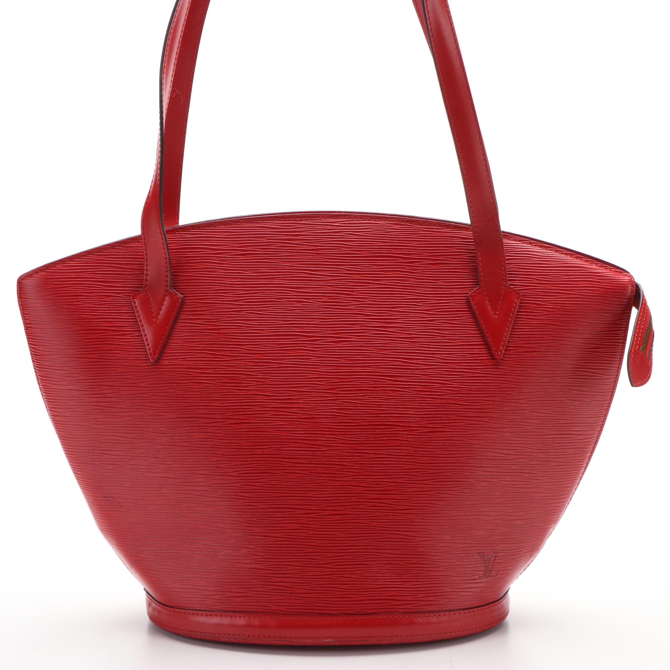 Louis Vuitton Saint Jacques GM Red Epi Leather Shopping Bag