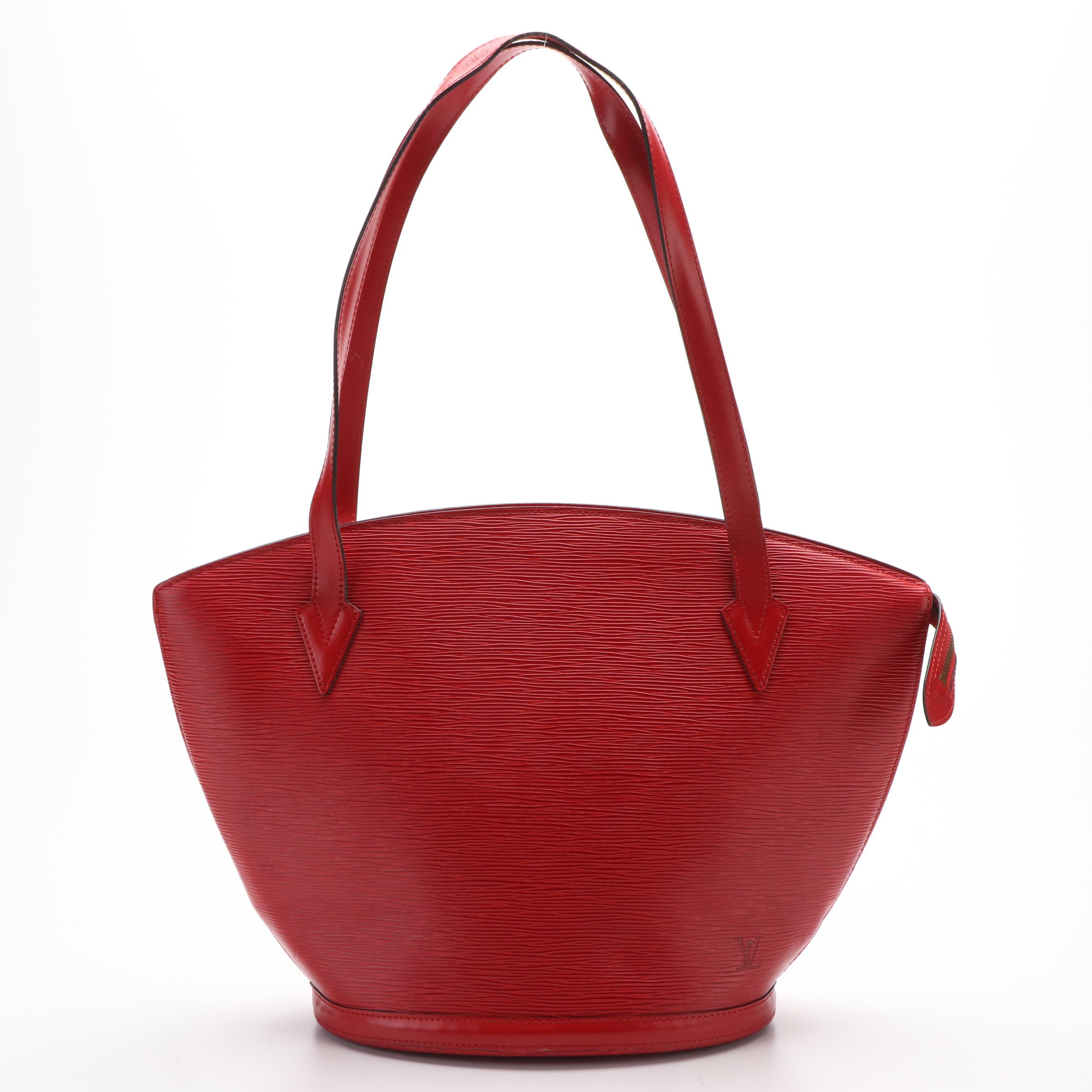 Louis Vuitton Saint Jacques GM Red Epi Leather Shopping Bag