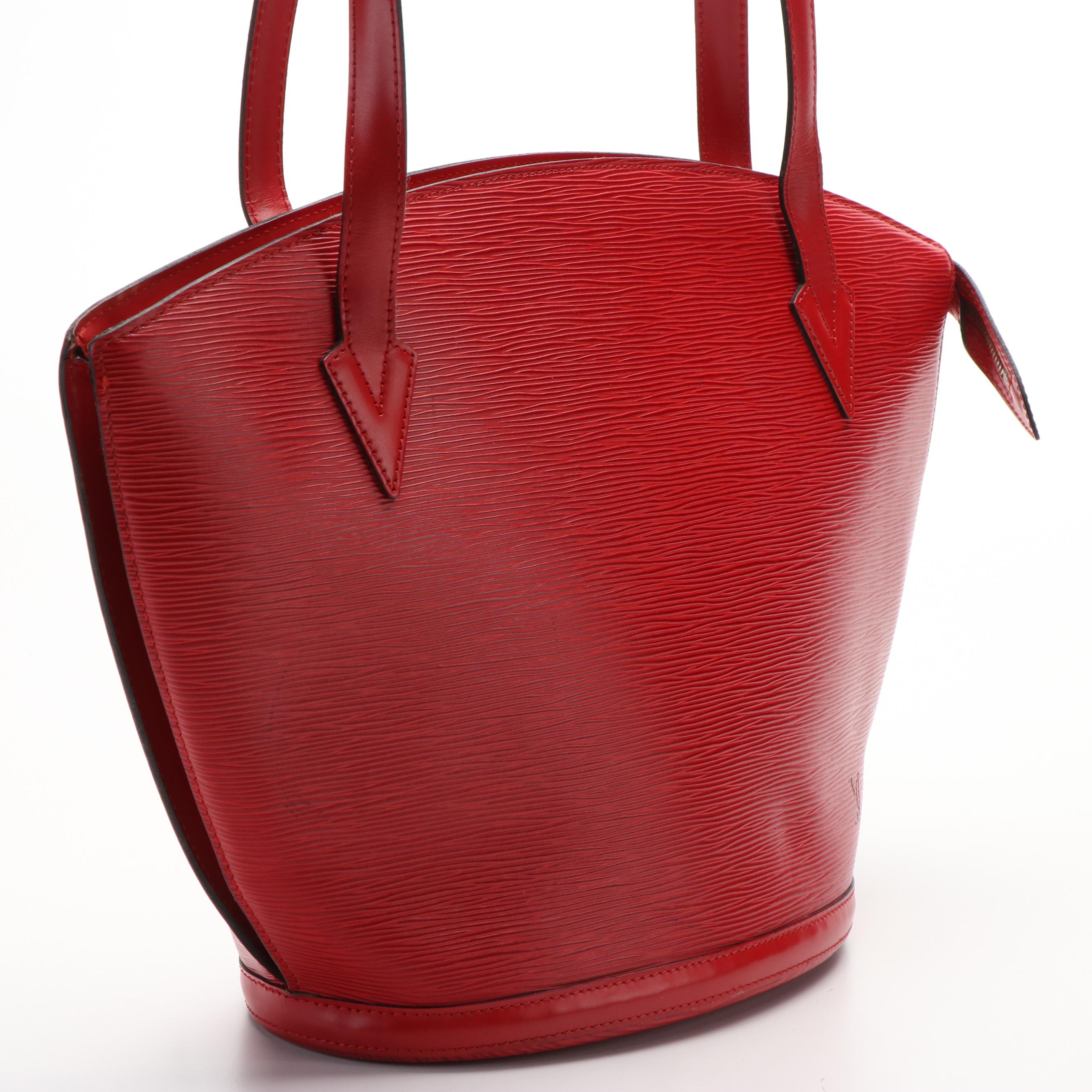 Louis Vuitton Saint Jacques GM Red Epi Leather Shopping Bag