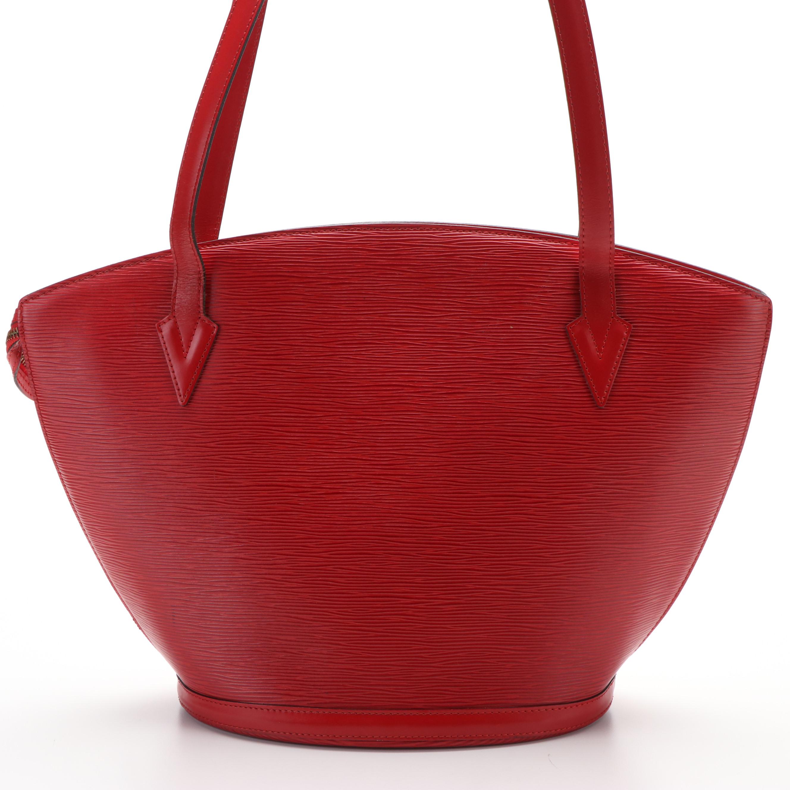 Louis Vuitton Saint Jacques GM Red Epi Leather Shopping Bag