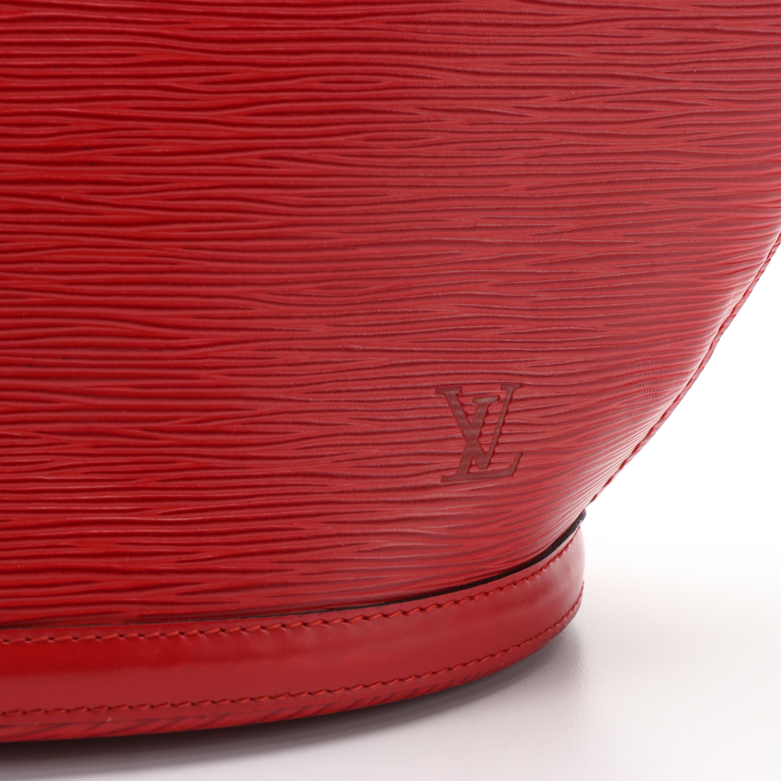 Louis Vuitton Saint Jacques GM Red Epi Leather Shopping Bag