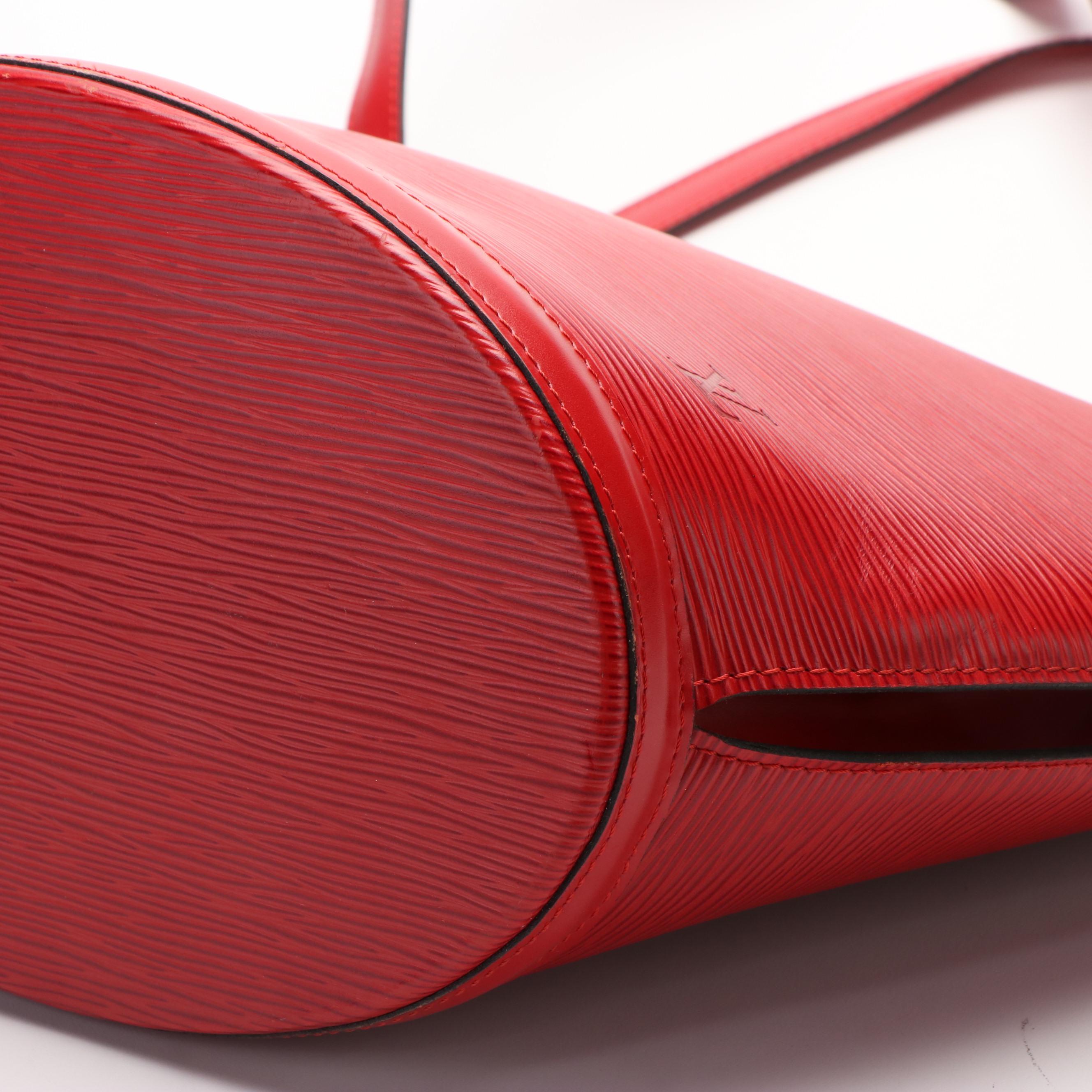Louis Vuitton Saint Jacques GM Red Epi Leather Shopping Bag