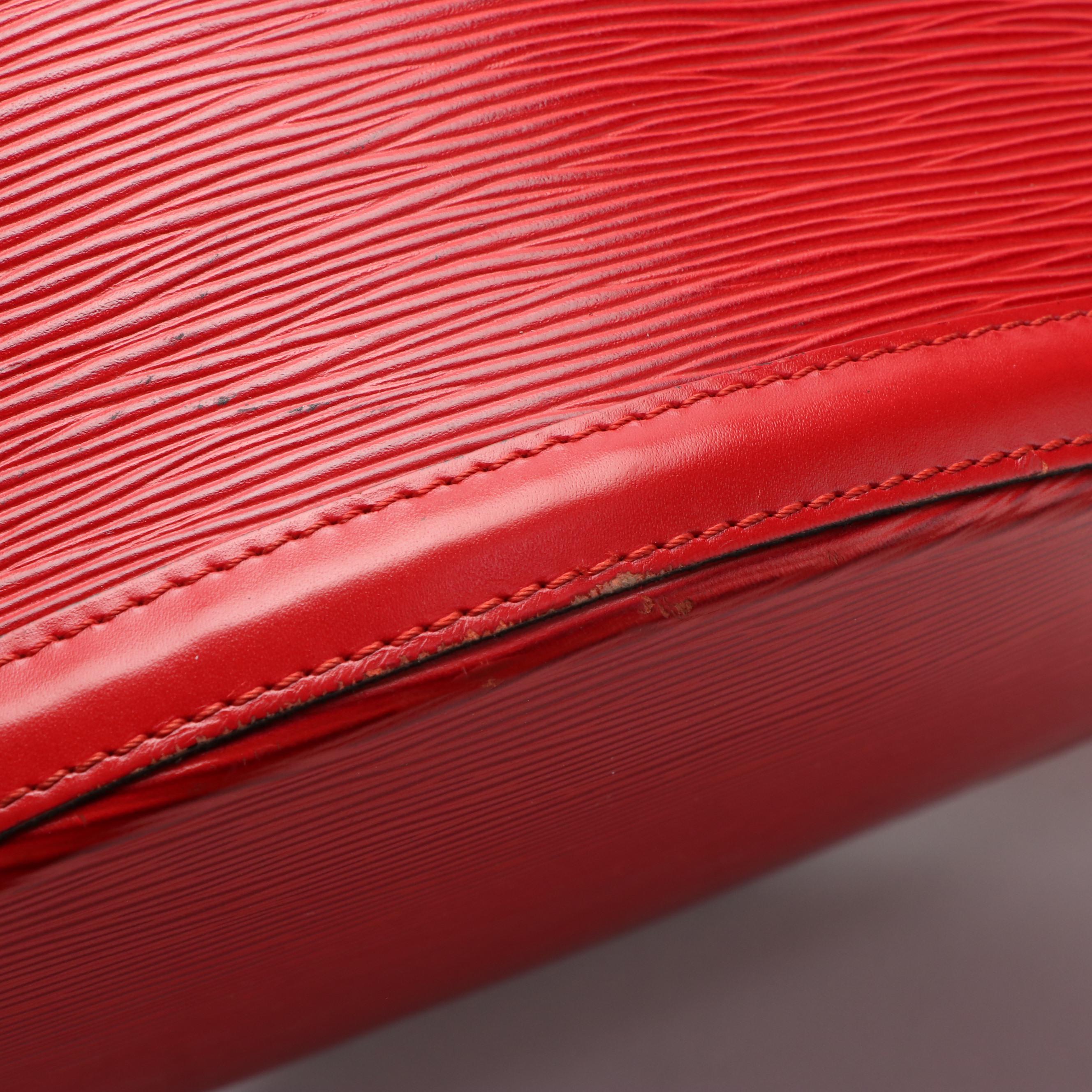 Louis Vuitton Saint Jacques GM Red Epi Leather Shopping Bag