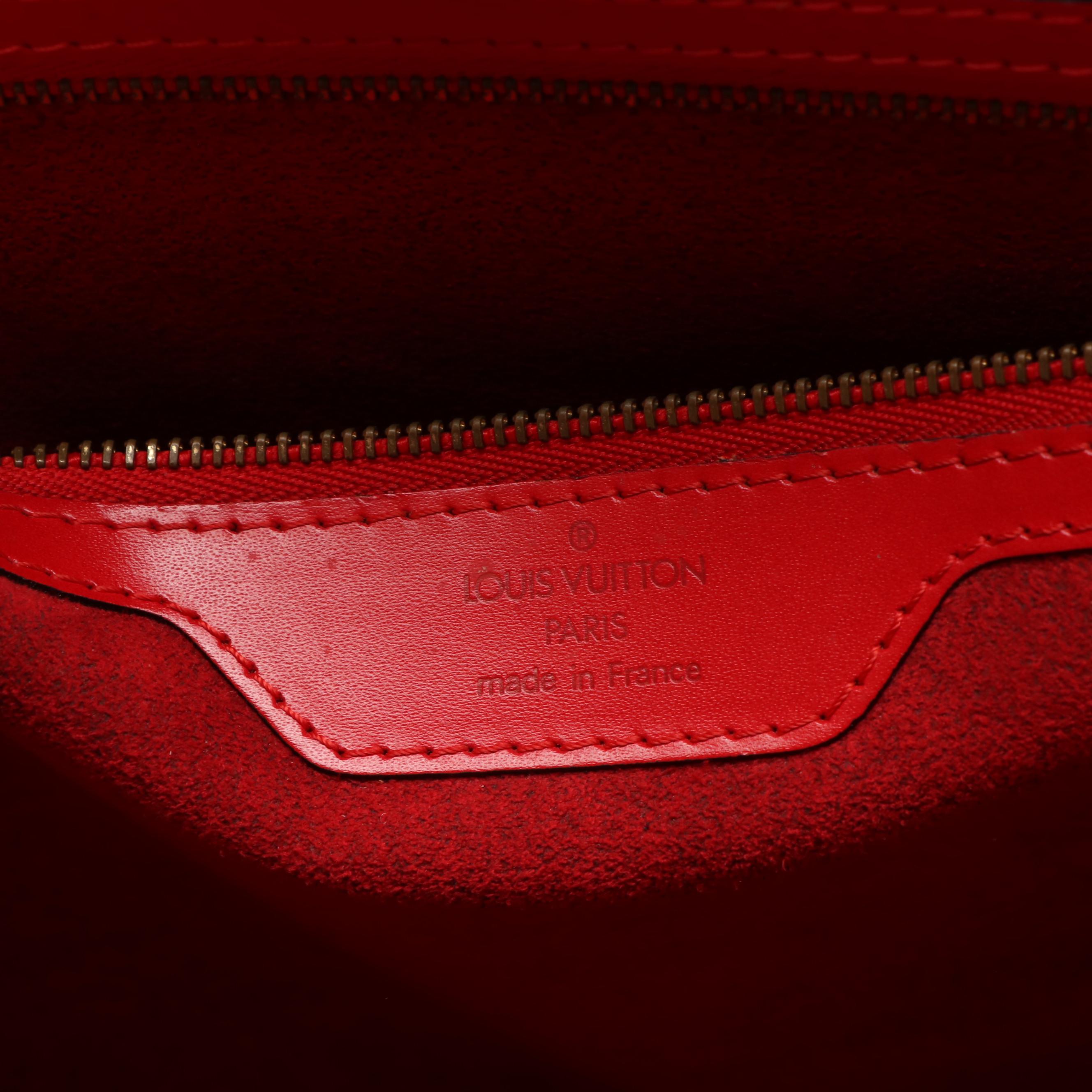 Louis Vuitton Saint Jacques GM Red Epi Leather Shopping Bag