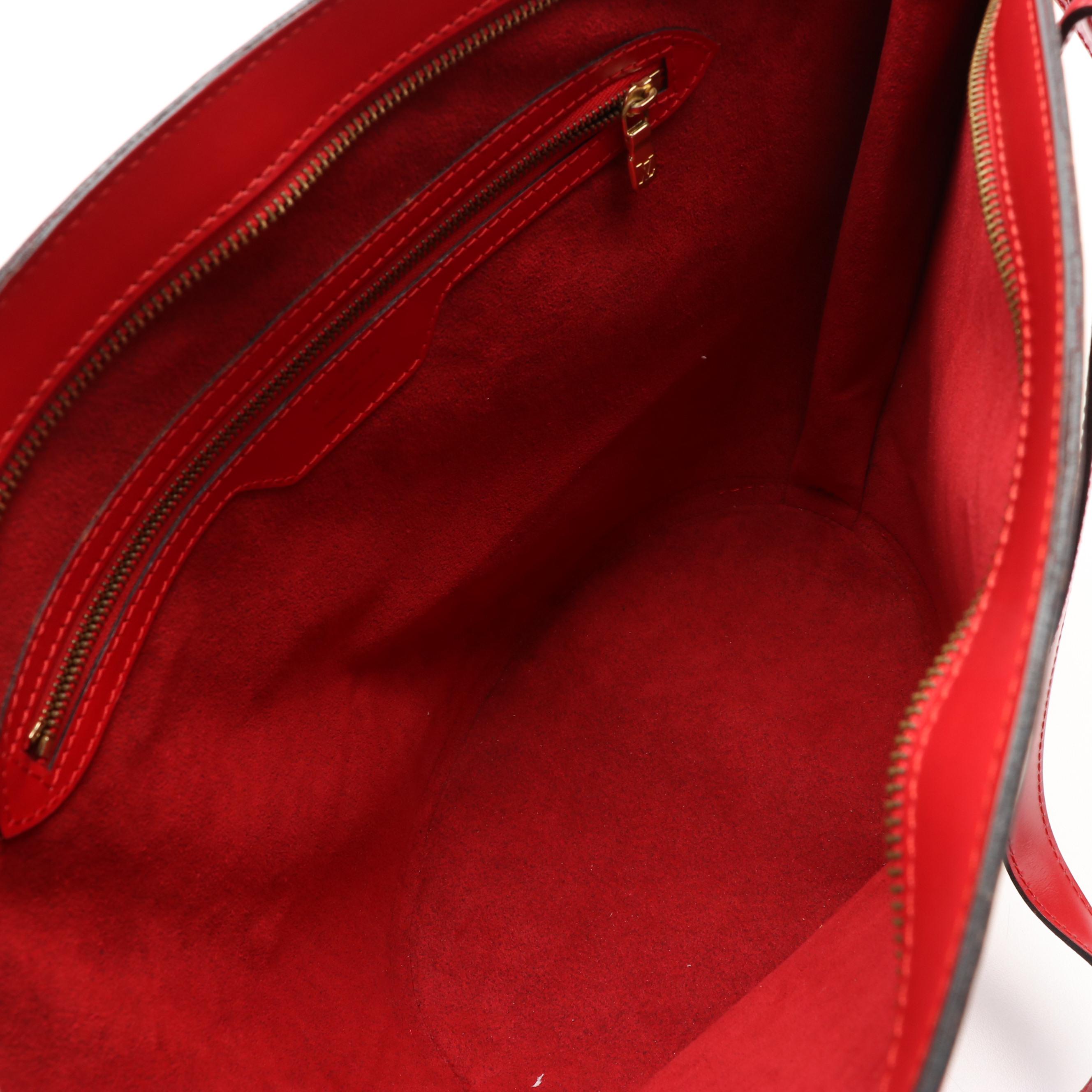 Louis Vuitton Saint Jacques GM Red Epi Leather Shopping Bag