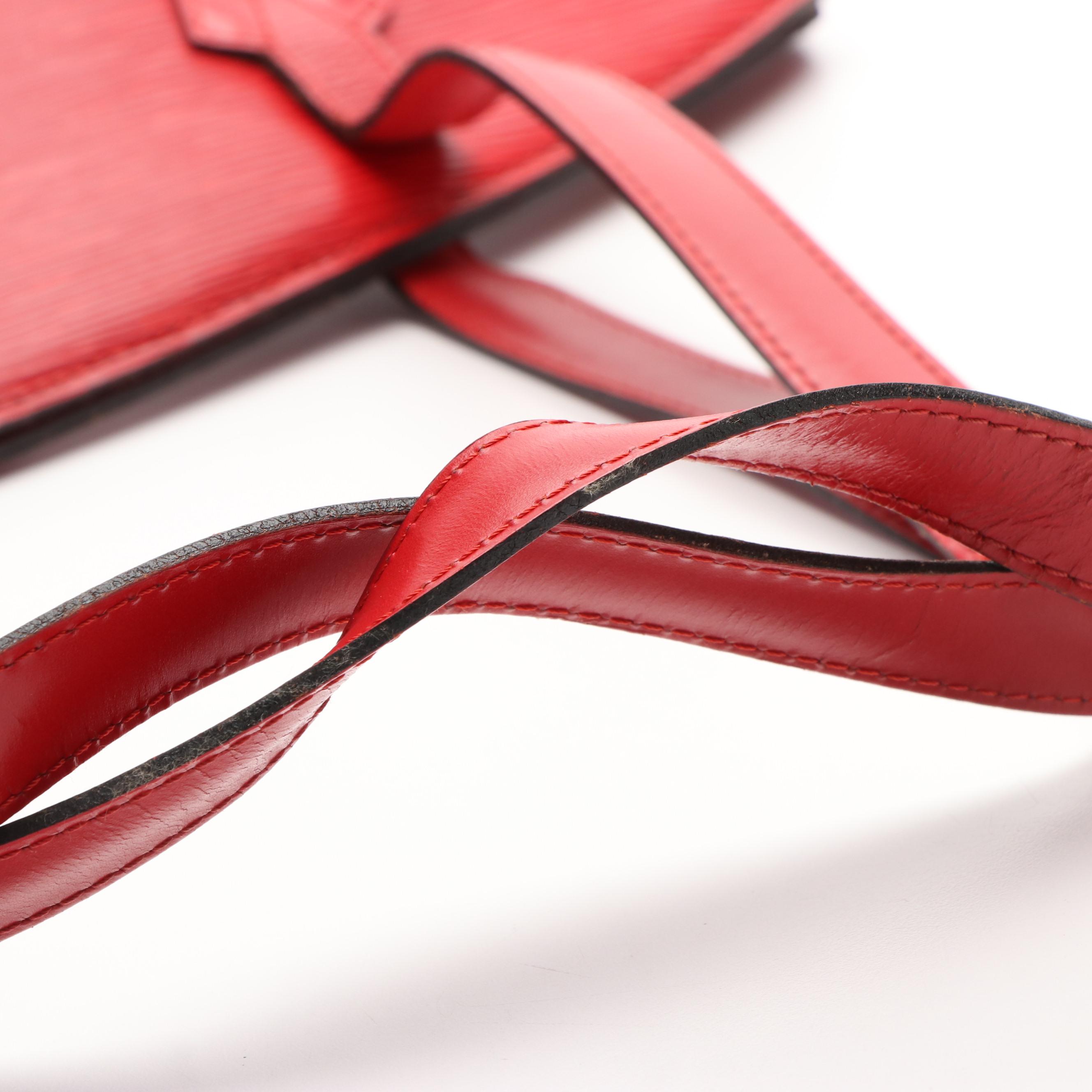 Louis Vuitton Saint Jacques GM Red Epi Leather Shopping Bag