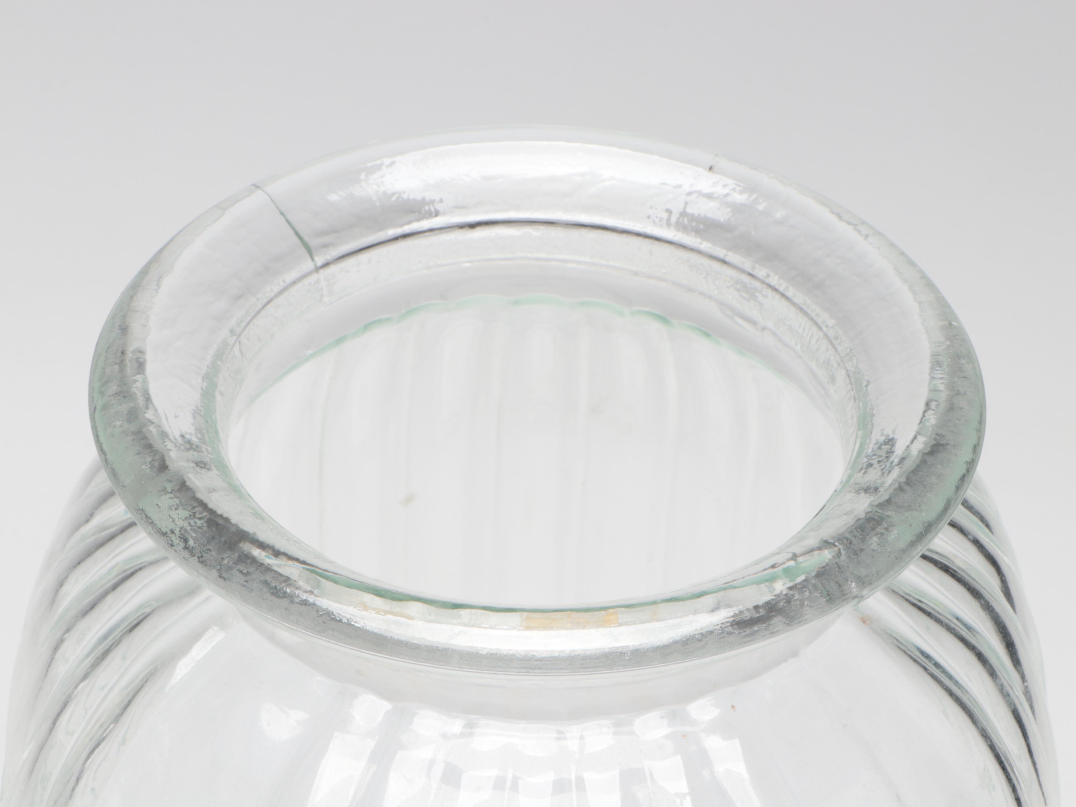 Yellow Top Glass Food Canister Set