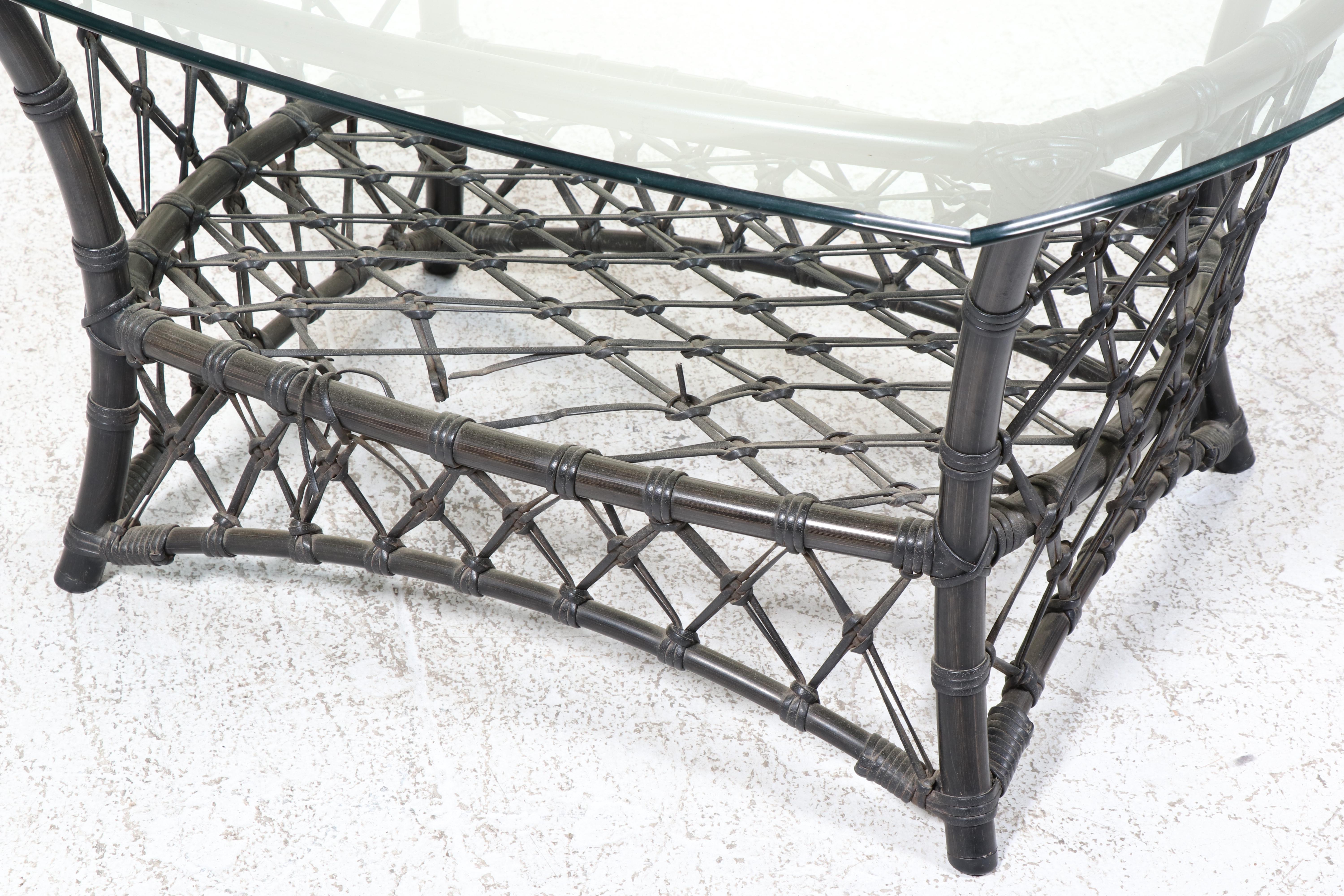 Five-Piece Bamboo Patio Lounge Seating