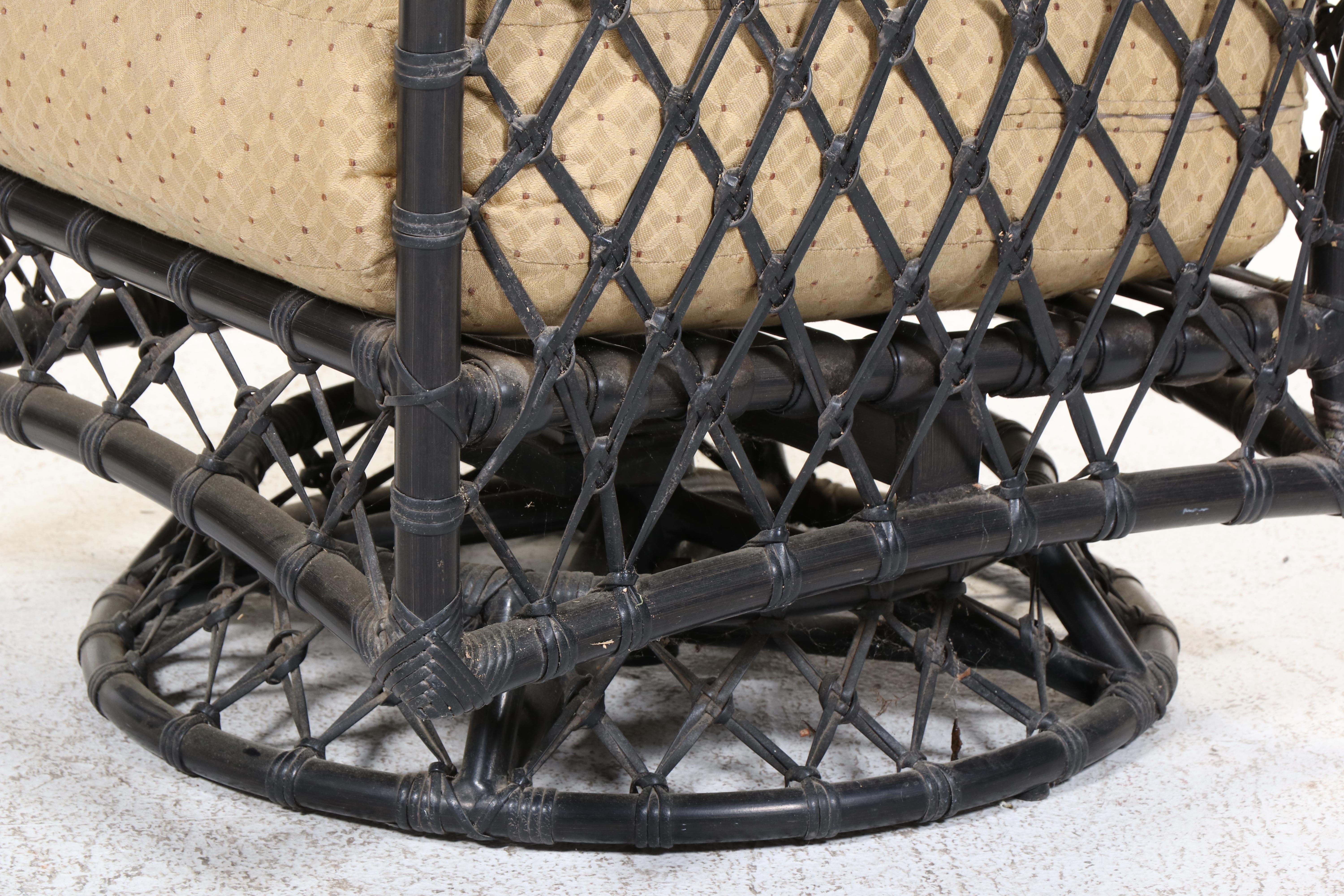 Five-Piece Bamboo Patio Lounge Seating