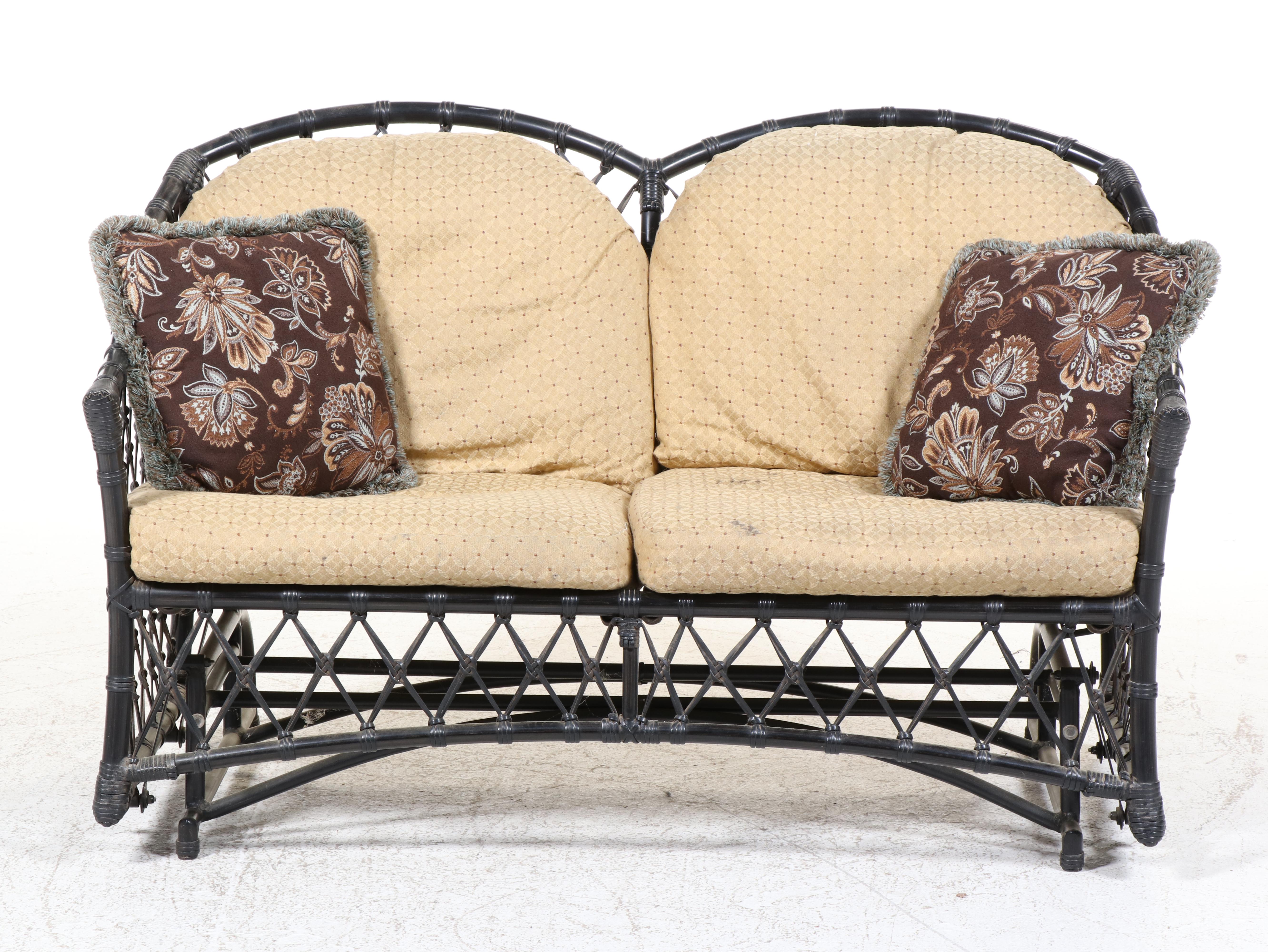 Five-Piece Bamboo Patio Lounge Seating