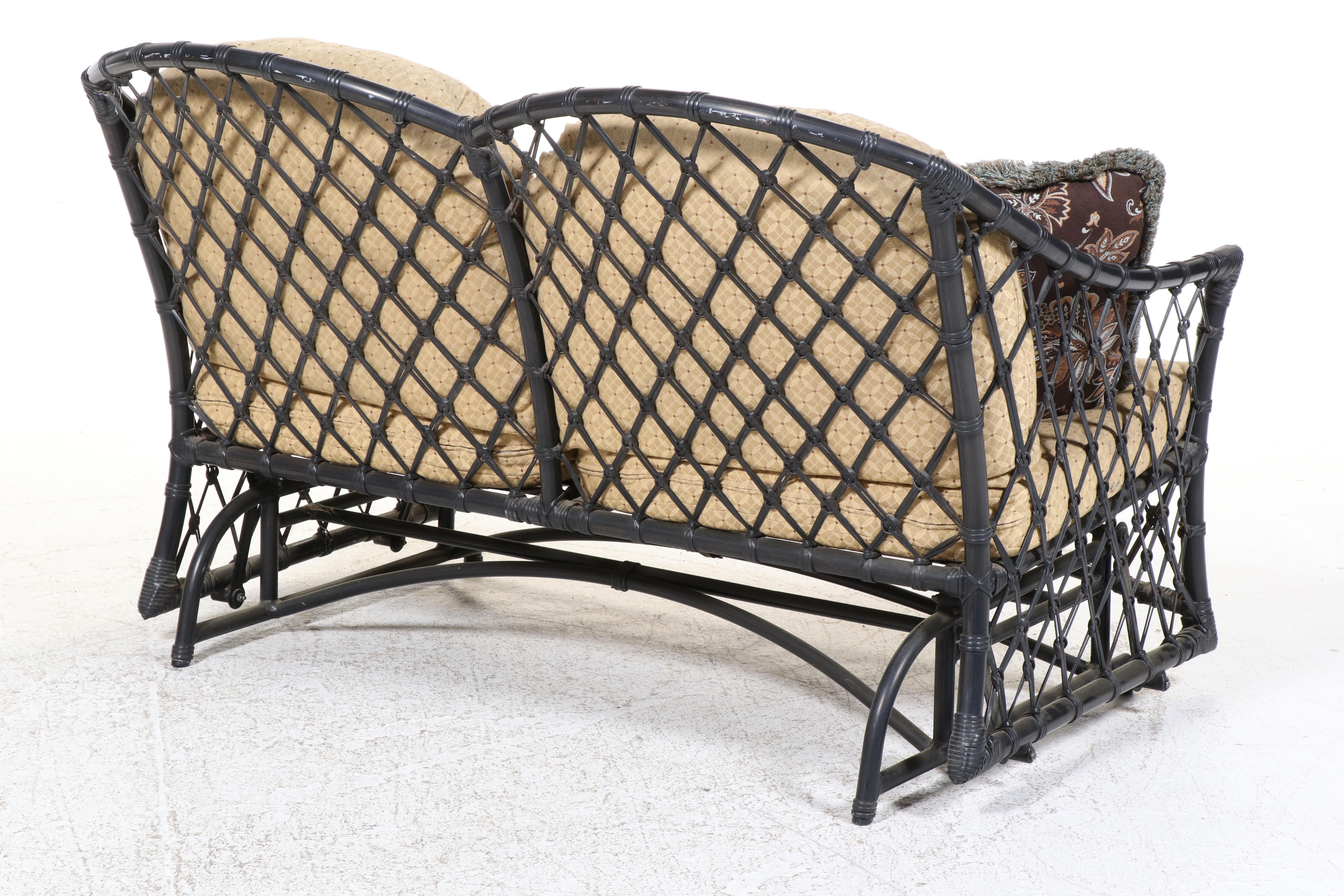 Five-Piece Bamboo Patio Lounge Seating