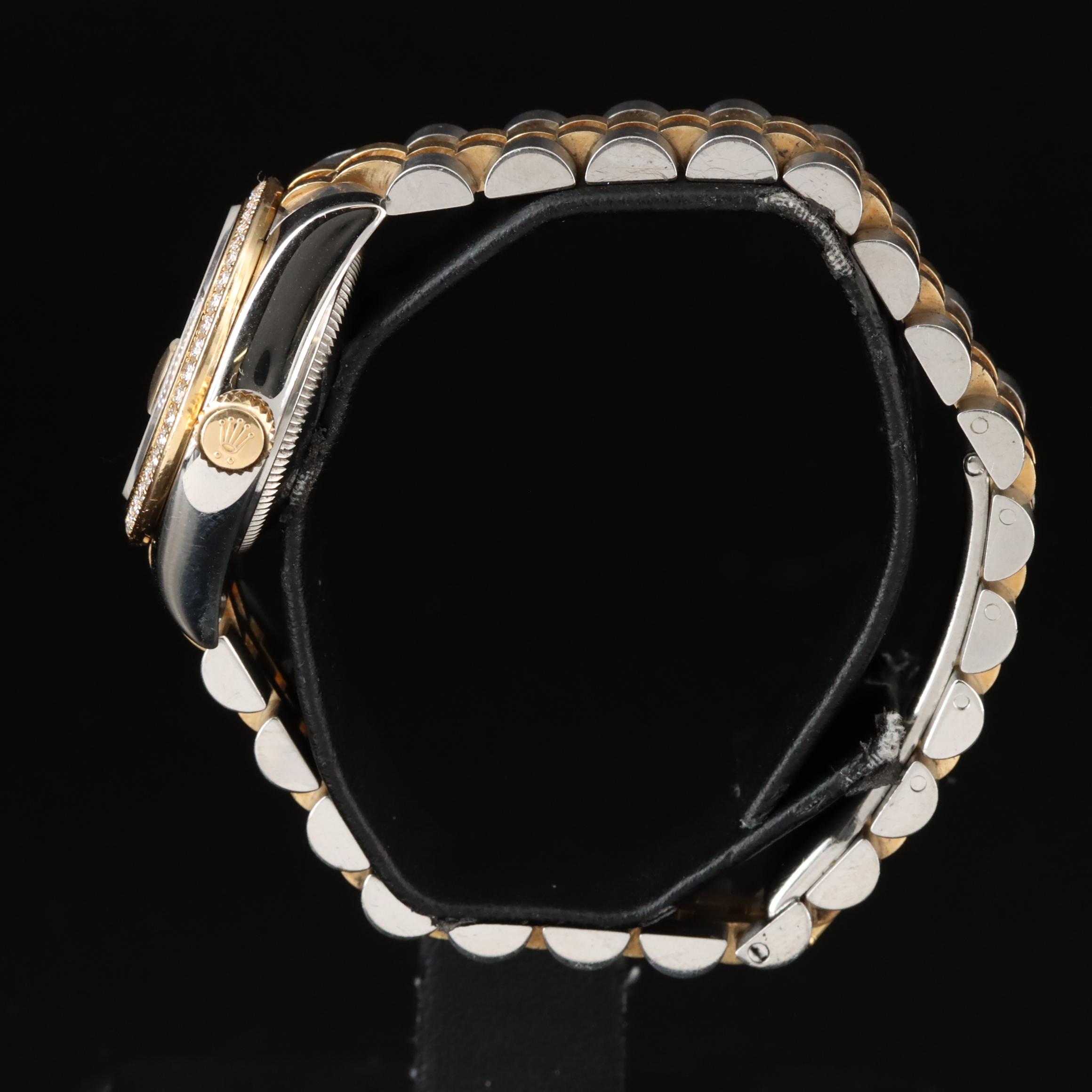 Rolex Factory Diamond Dial and Bezel Datejust Watch