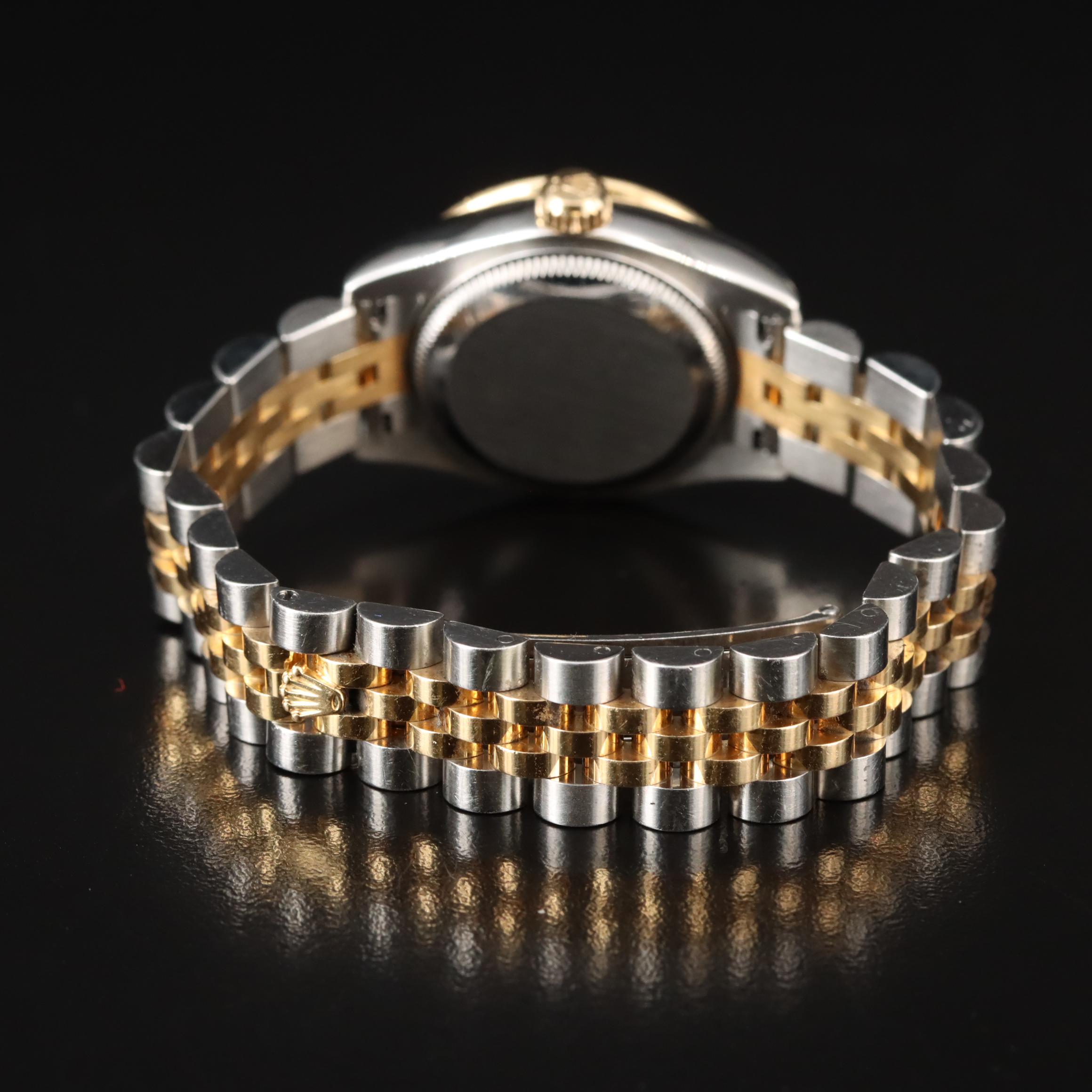 Rolex Factory Diamond Dial and Bezel Datejust Watch