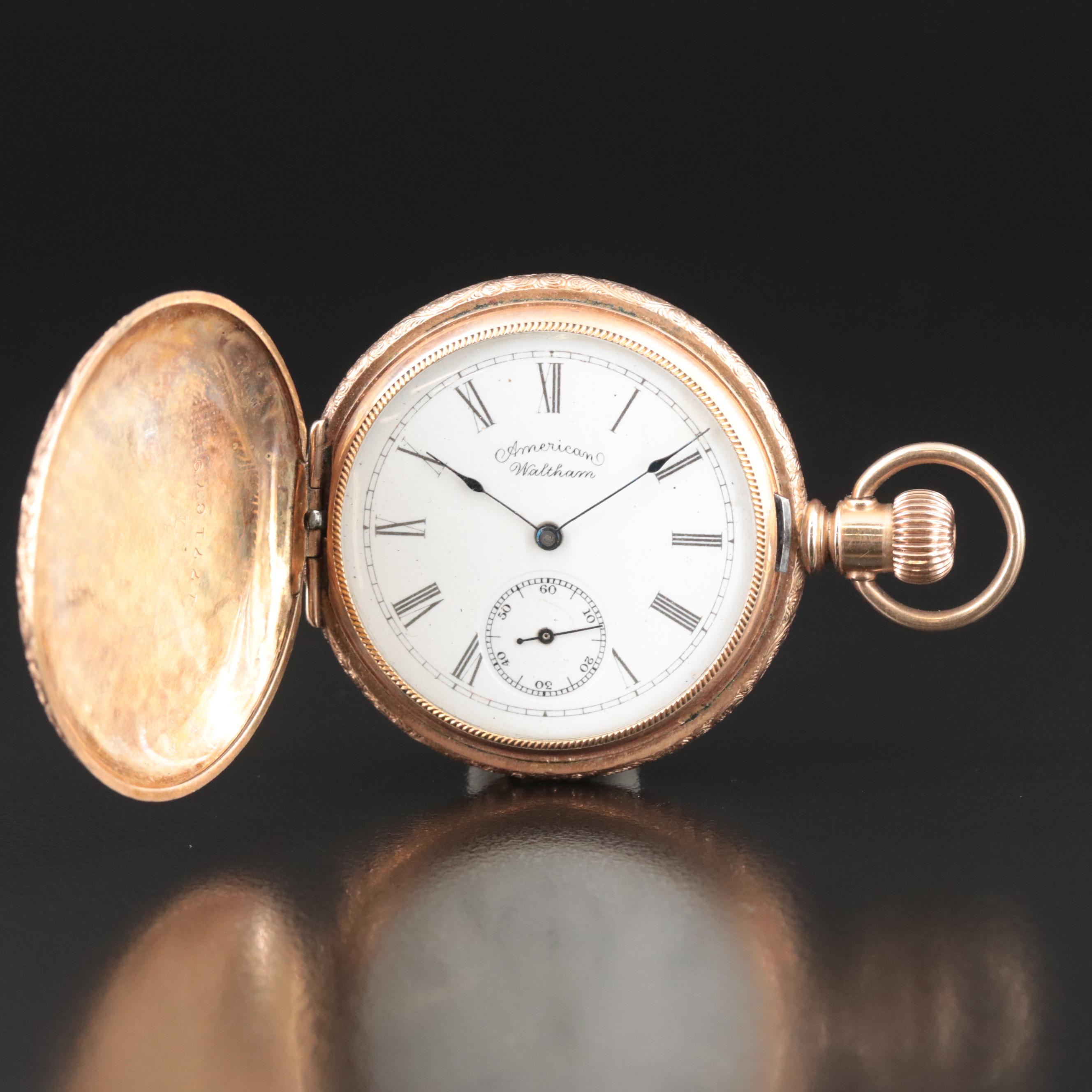 1891 American Waltham Watch Co. Gold-Filled Hunting Case Pocket Watch