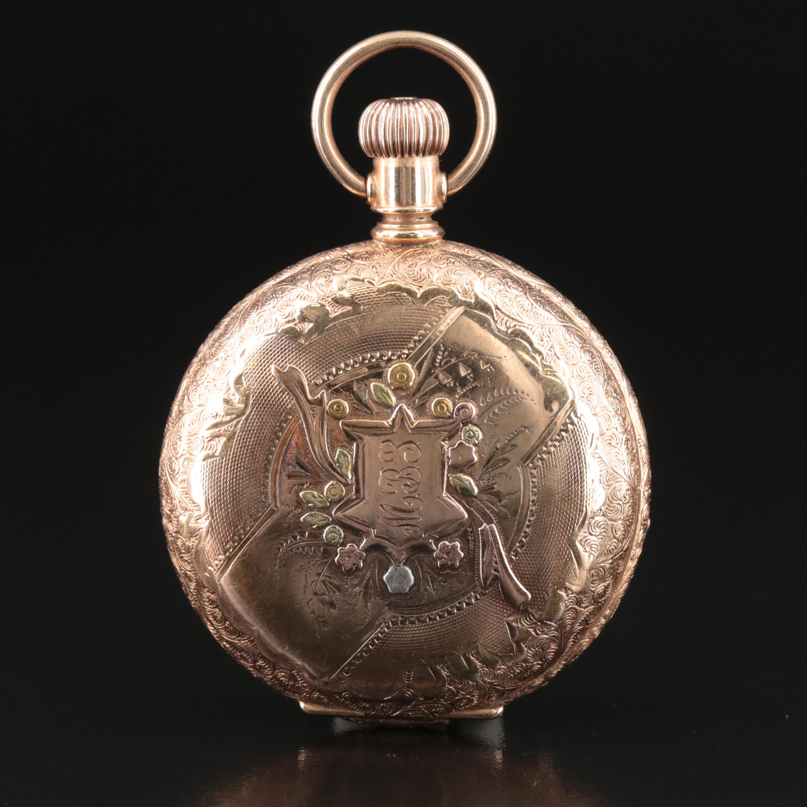 1891 American Waltham Watch Co. Gold-Filled Hunting Case Pocket Watch