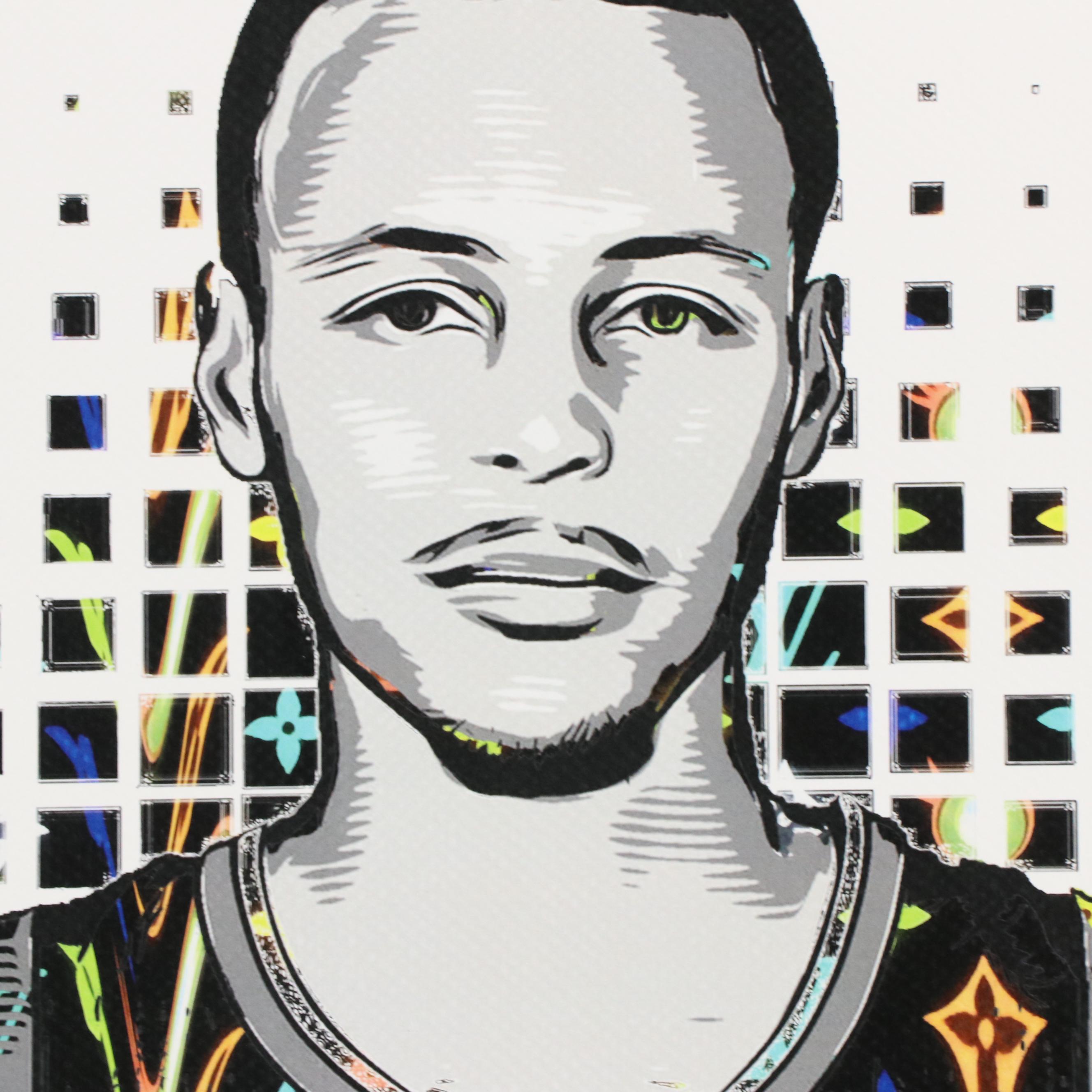 Death NYC Pop Art Digital Print Featuring Stephen Curry x Louis Vuitton