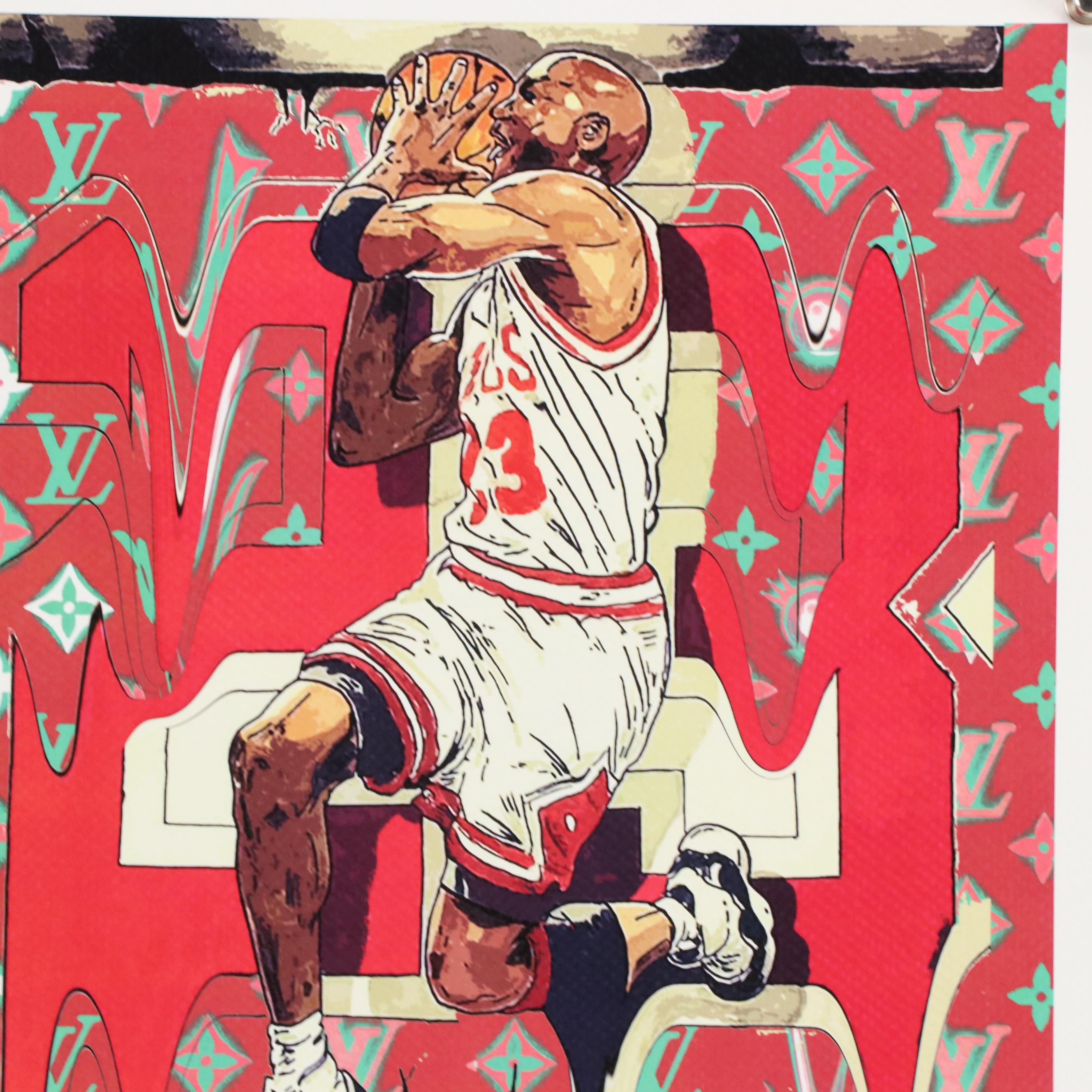 Death NYC Pop Art Digital Print Featuring Michael Jordan x Murakami