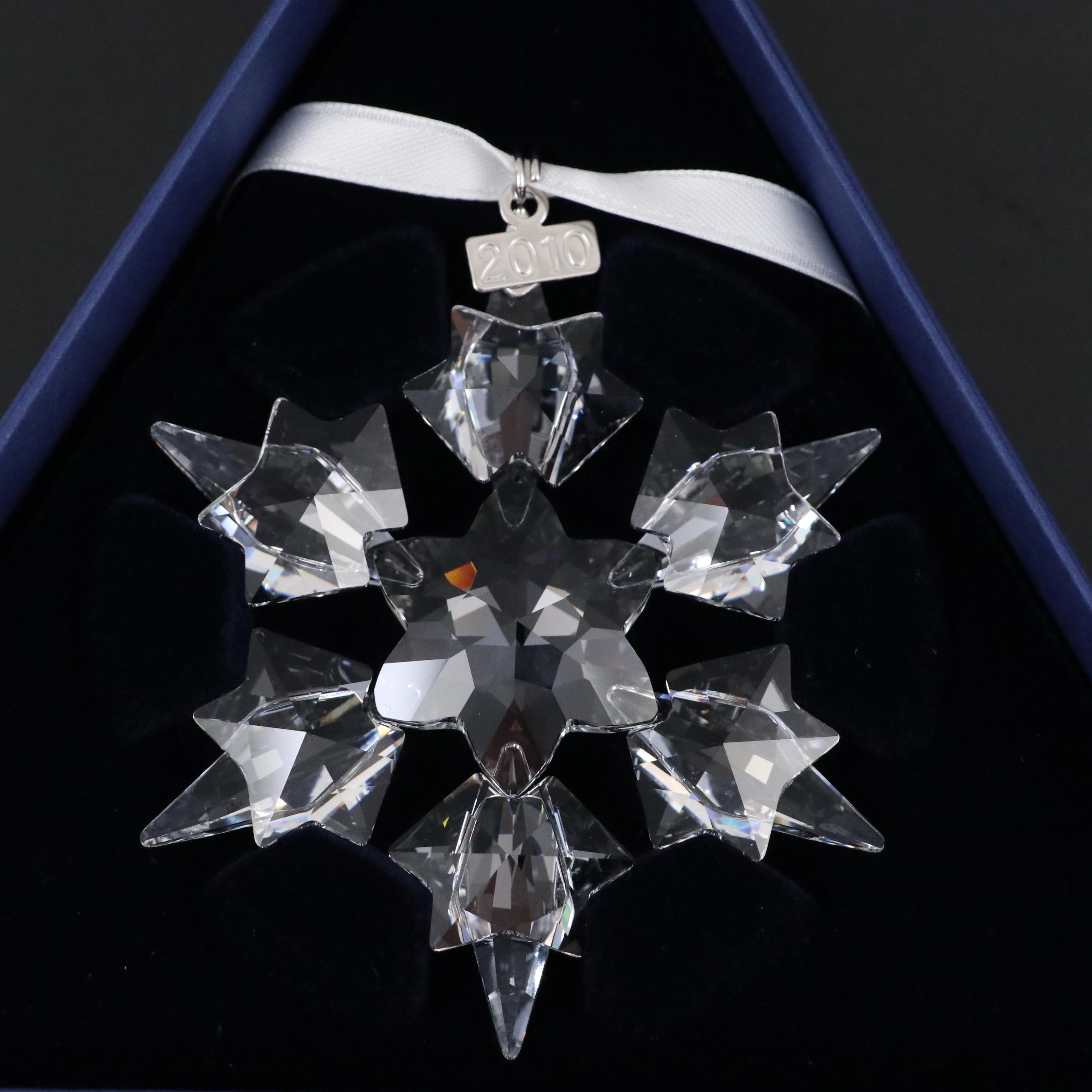 Swarovski Crystal Annual Christmas Ornaments, 2010–2021