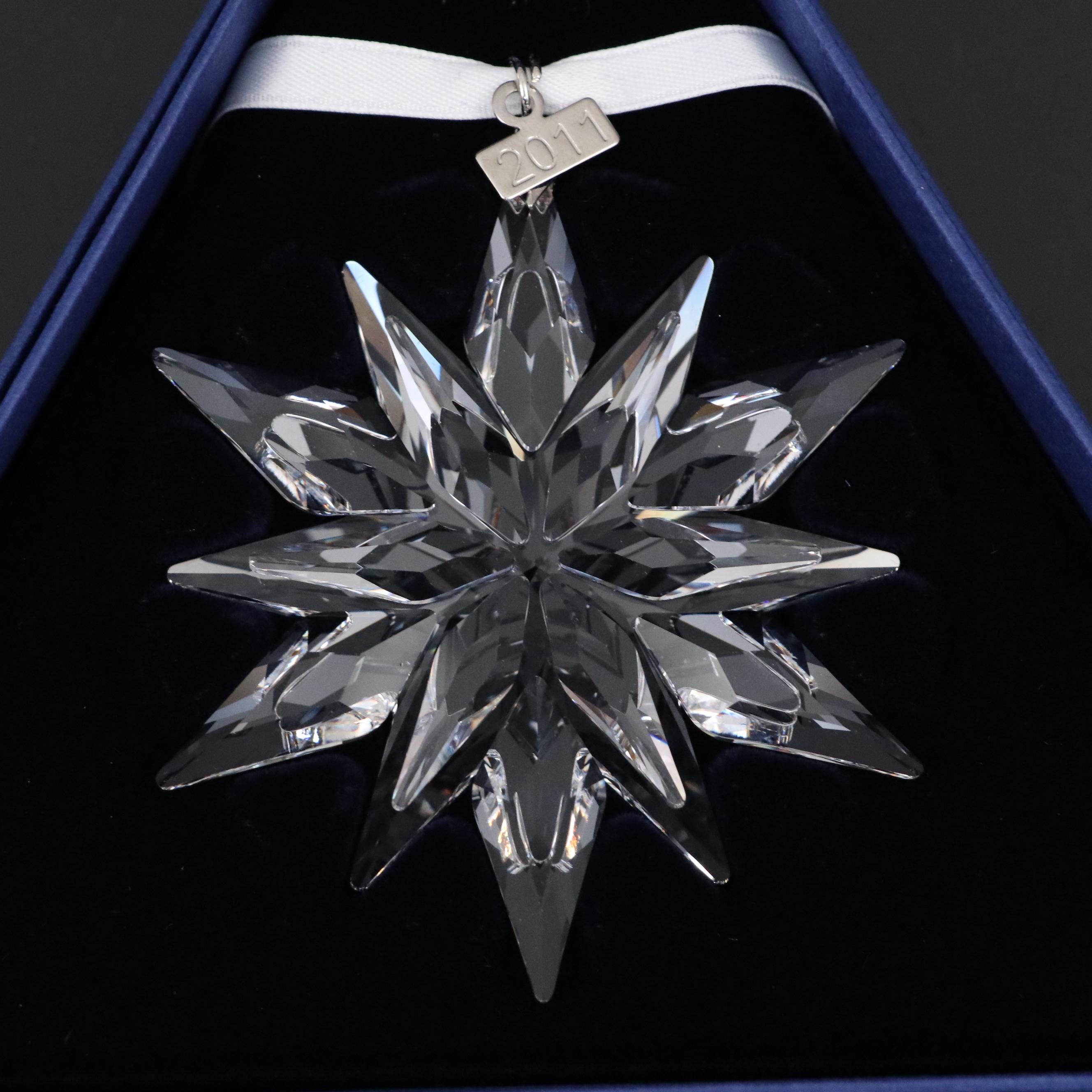 Swarovski Crystal Annual Christmas Ornaments, 2010–2021