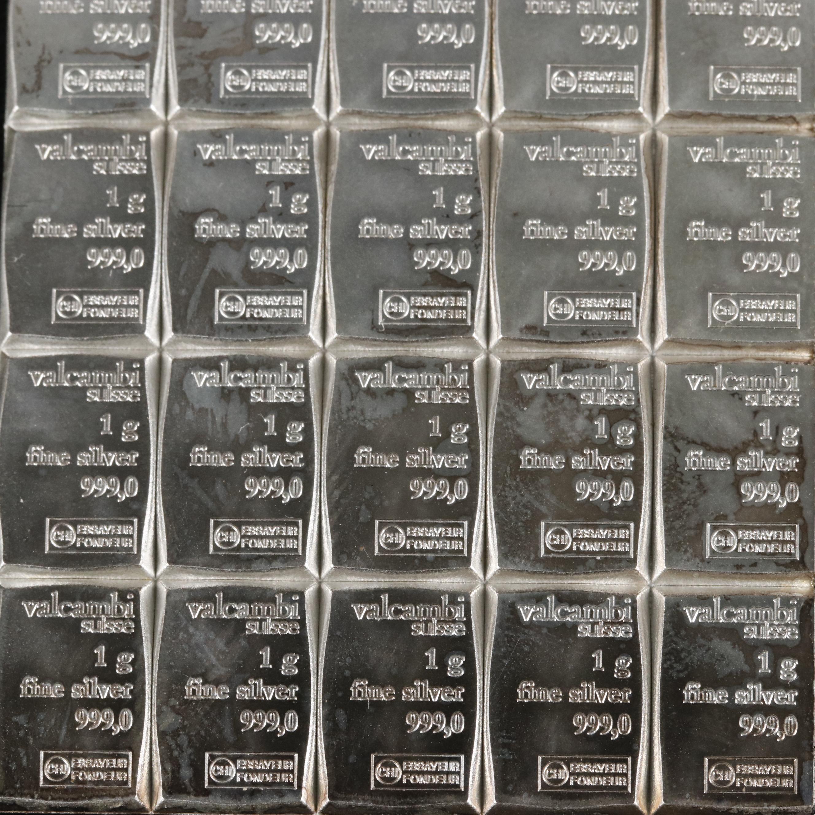 Twenty-Five Gram .999 Silver Bar