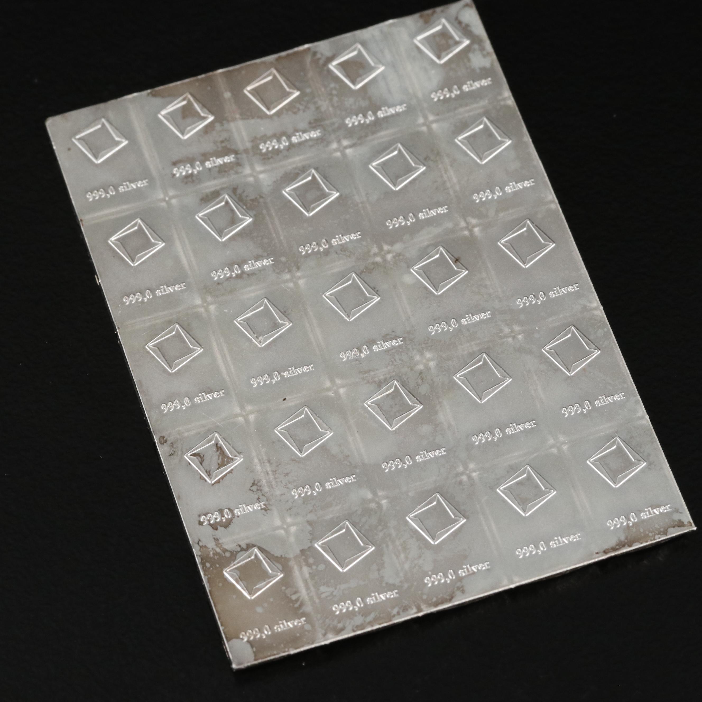 Twenty-Five Gram .999 Silver Bar