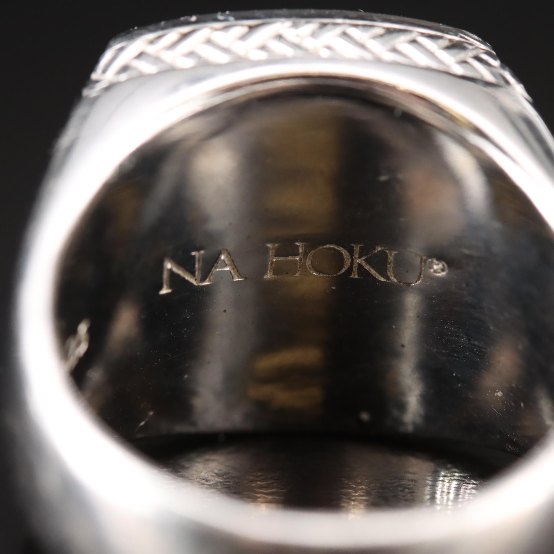 Na Hoku of Hawaii and Koa Wood Sterling Ring
