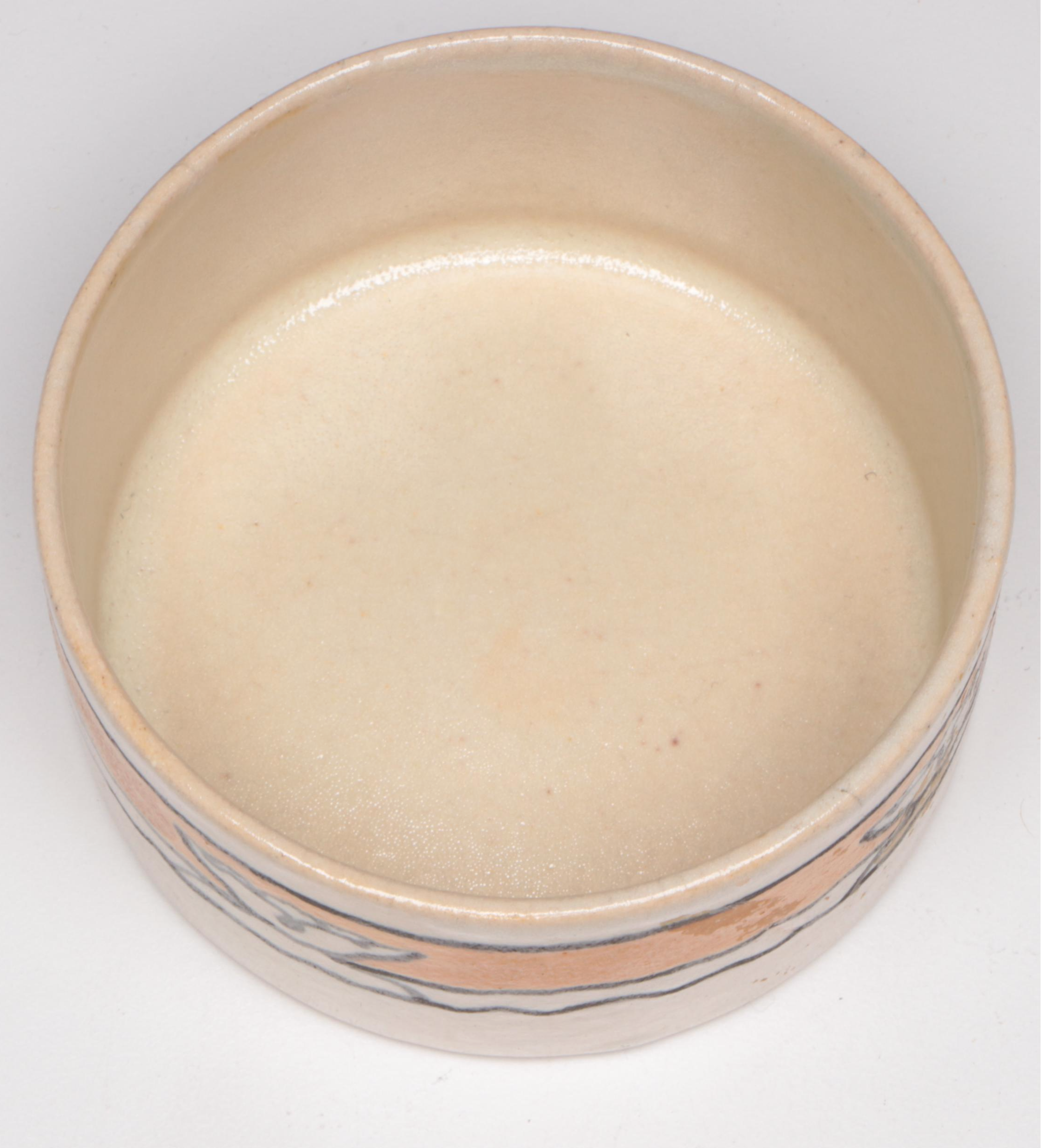 Saturday Evening Girls Paul Revere Pottery Lotus Pattern Covered Jar, 1915