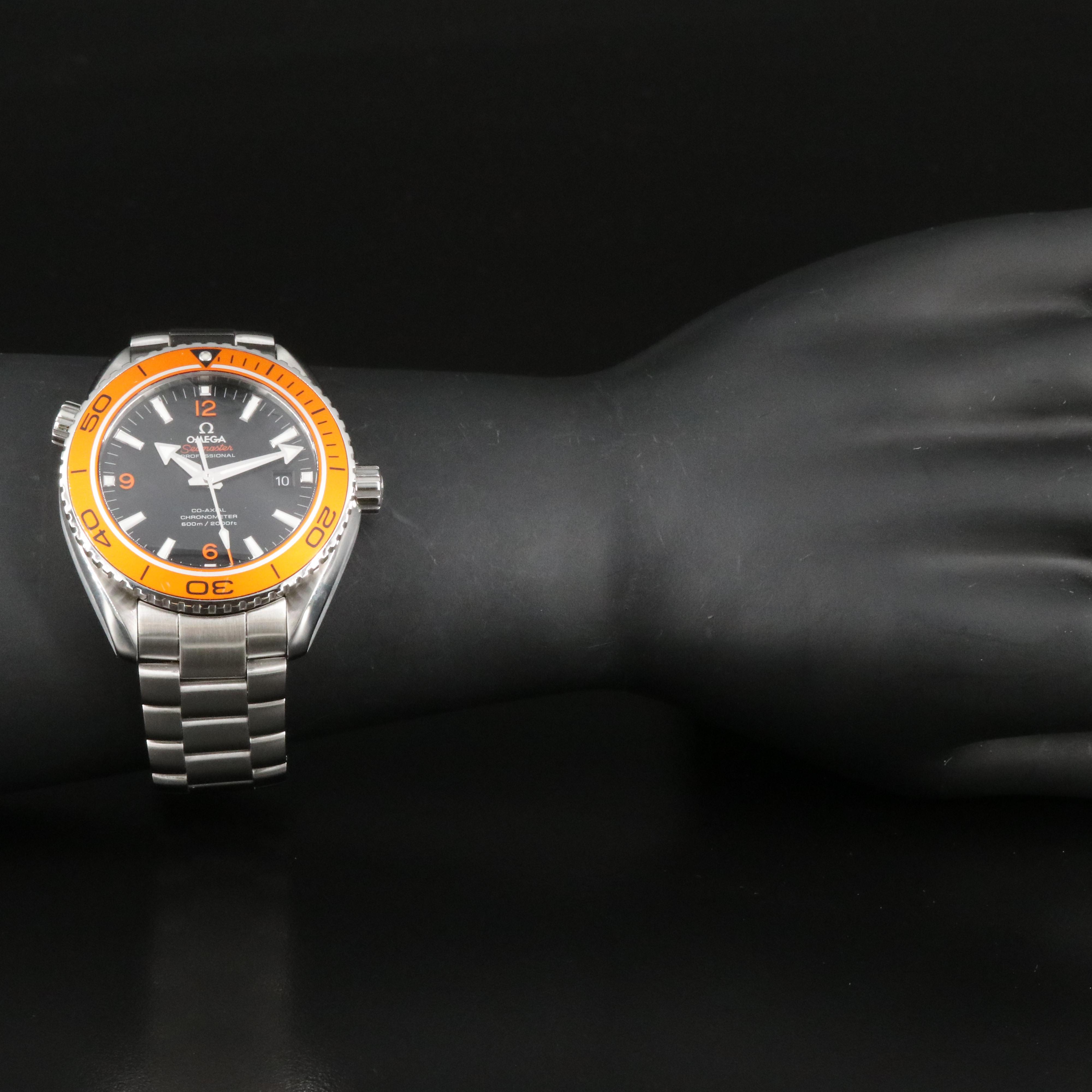 Omega Planet Ocean Orange 45MM 8500 Steel Automatic Watch
