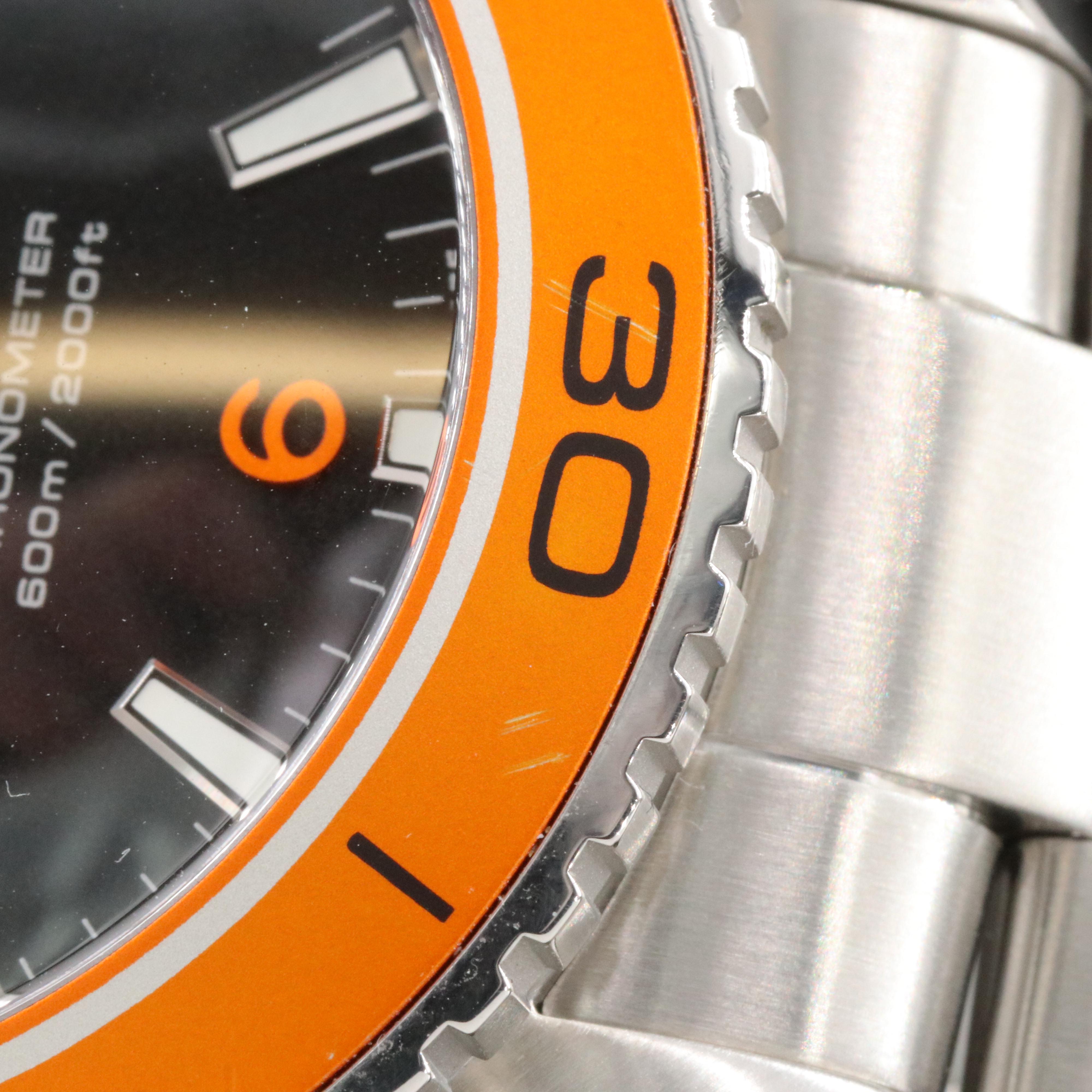 Omega Planet Ocean Orange 45MM 8500 Steel Automatic Watch