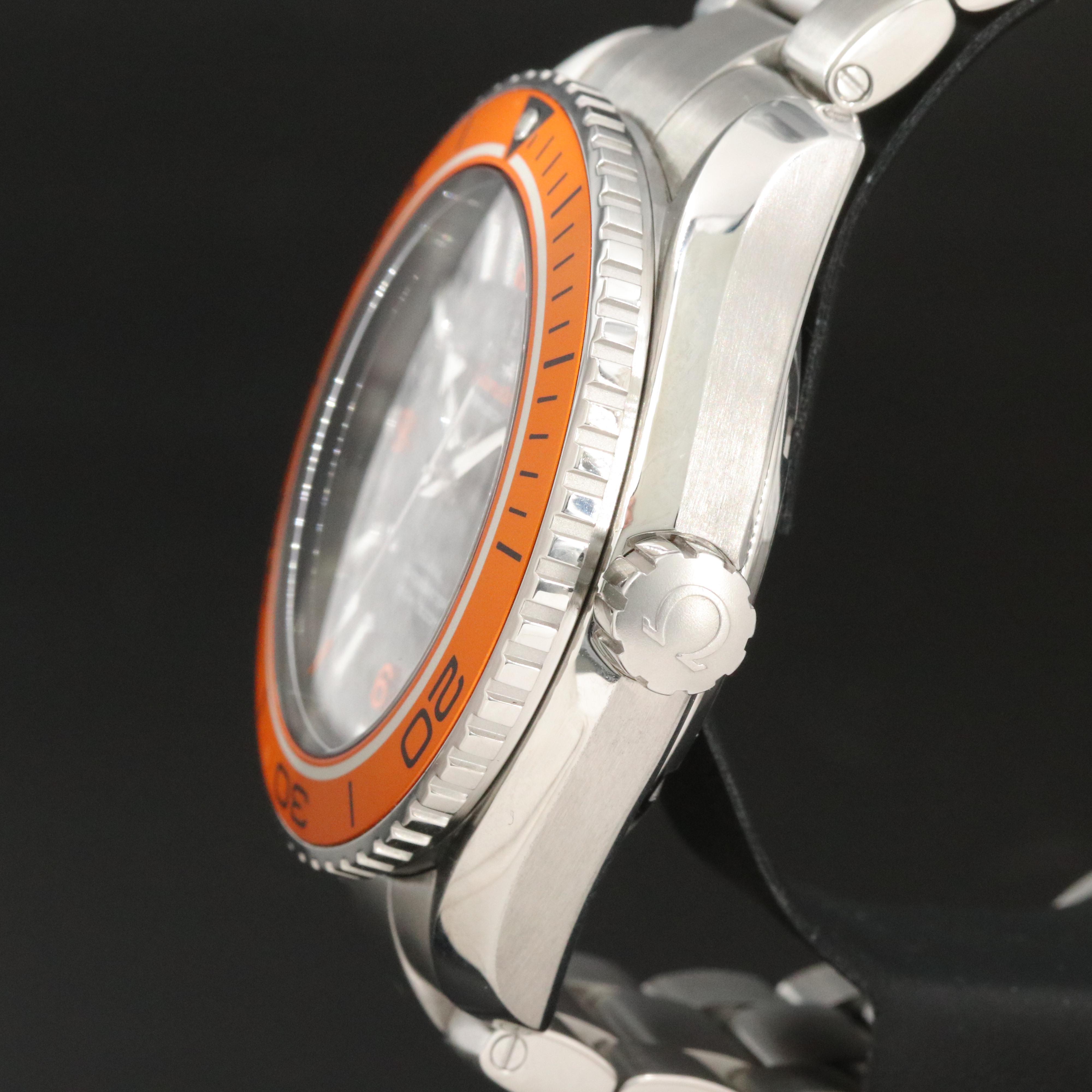 Omega Planet Ocean Orange 45MM 8500 Steel Automatic Watch