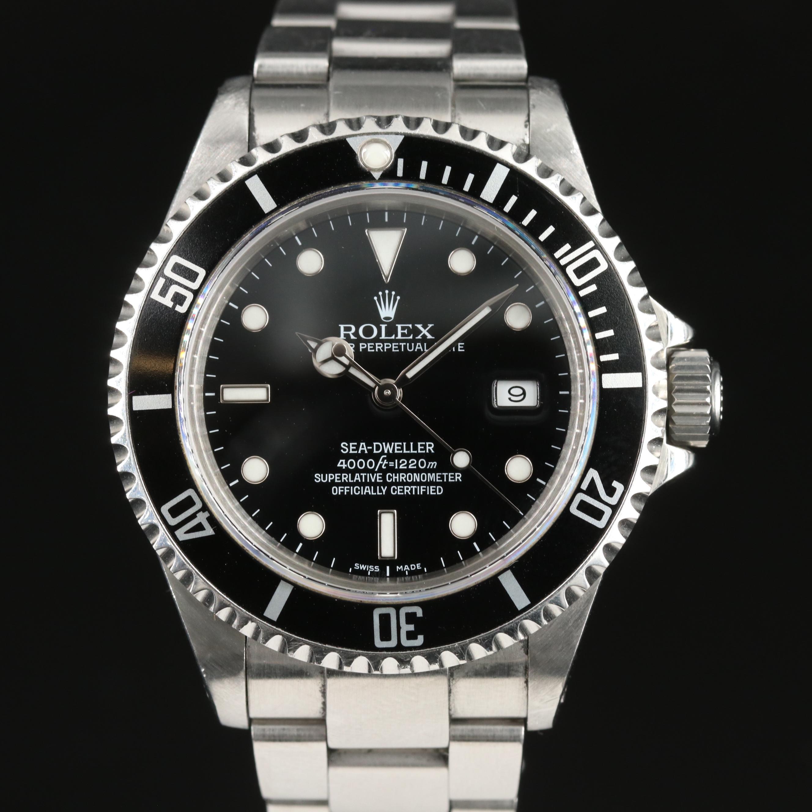 1997 Rolex Sea-Dweller 16600 Steel 40MM Watch