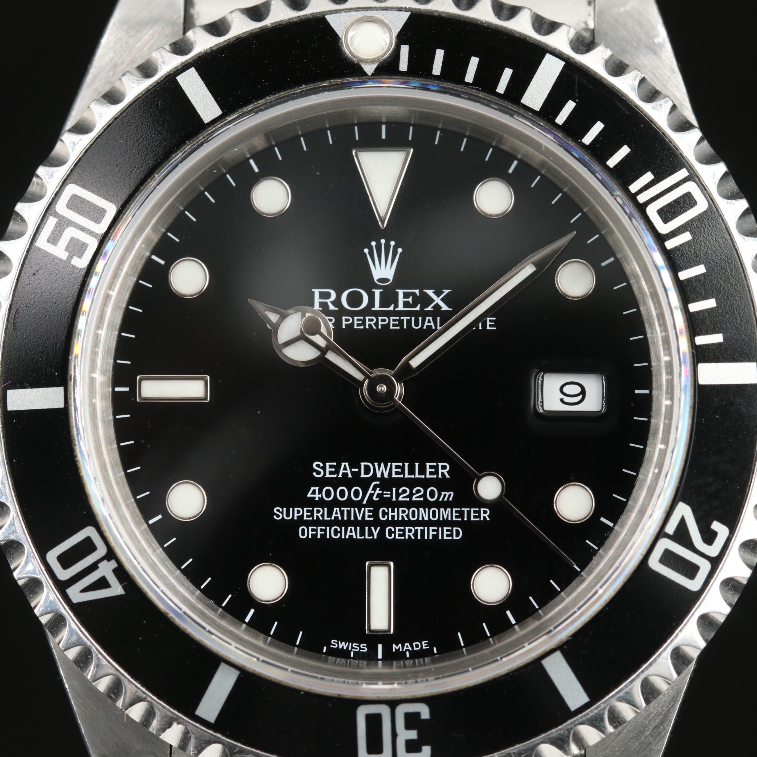 1997 Rolex Sea-Dweller 16600 Steel 40MM Watch