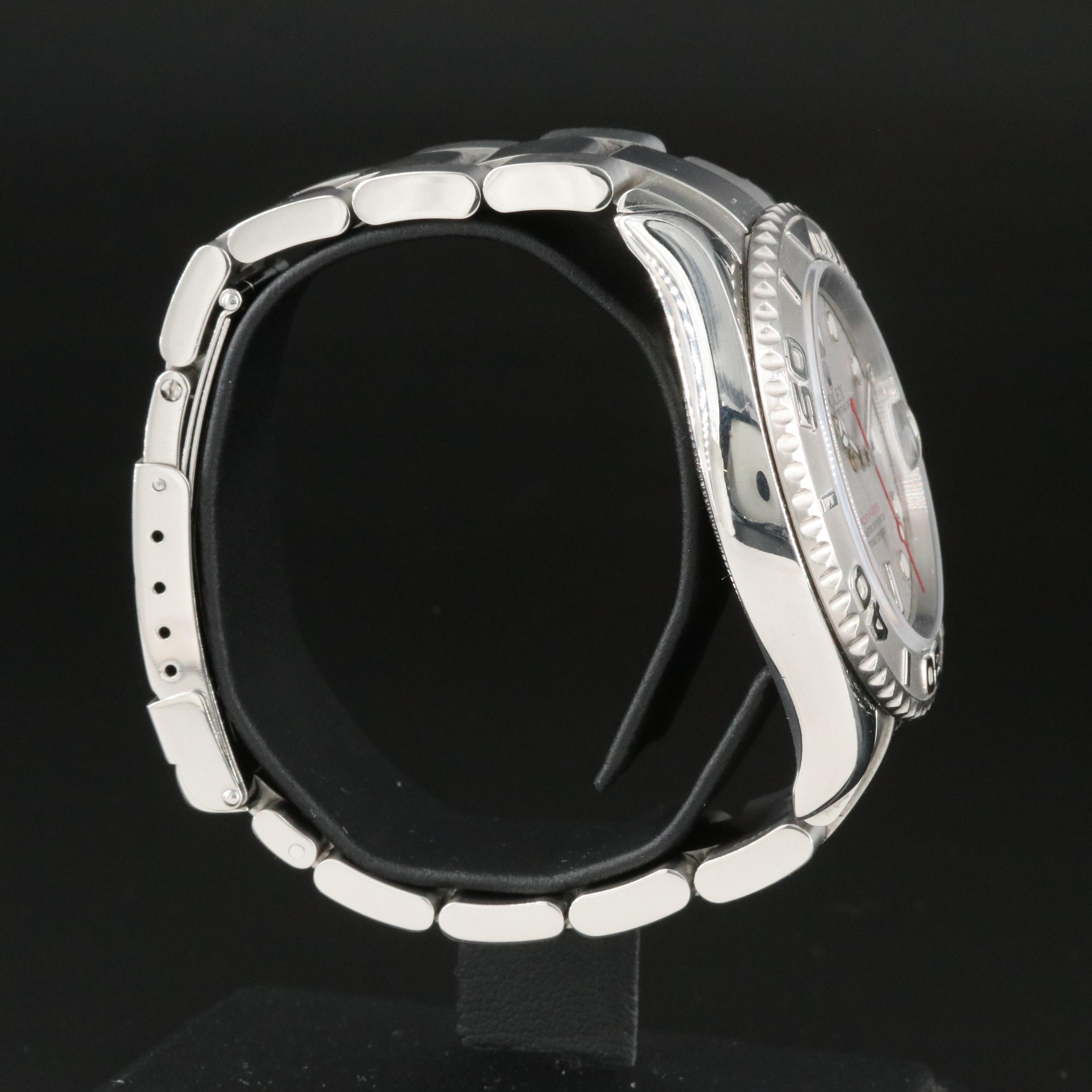 2001 Rolex Yacht-Master Platinum Dial Watch