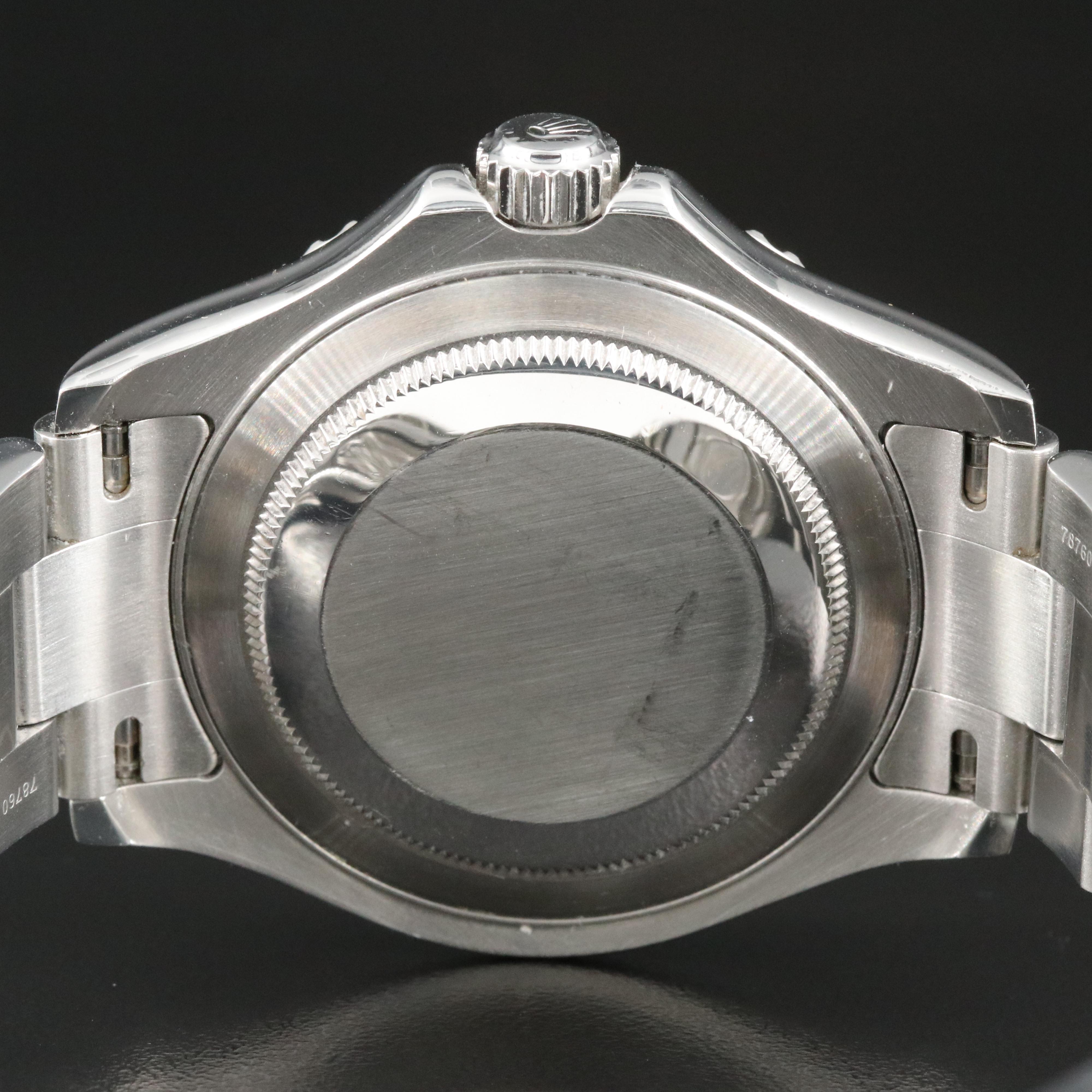 2001 Rolex Yacht-Master Platinum Dial Watch