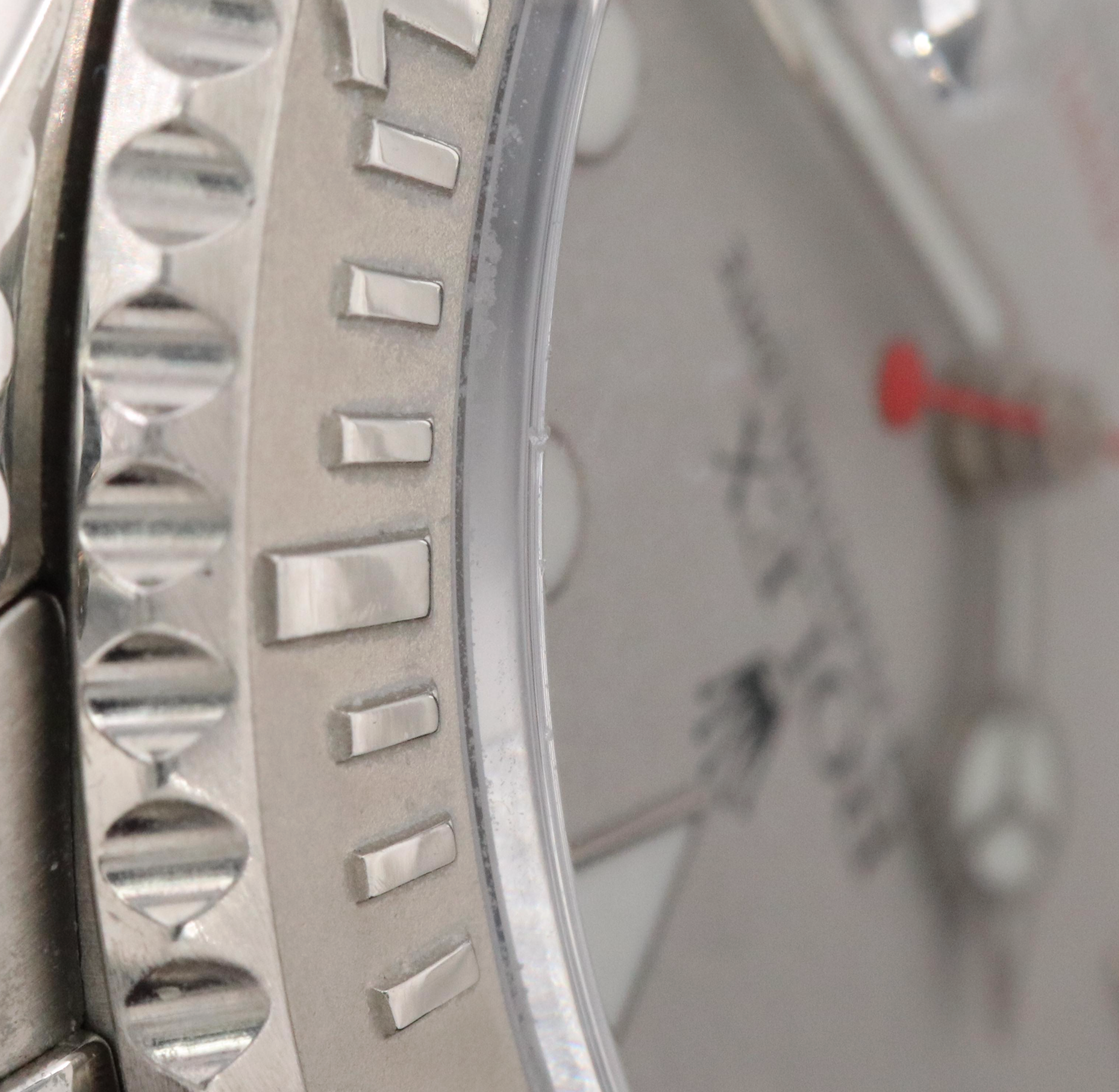 2001 Rolex Yacht-Master Platinum Dial Watch