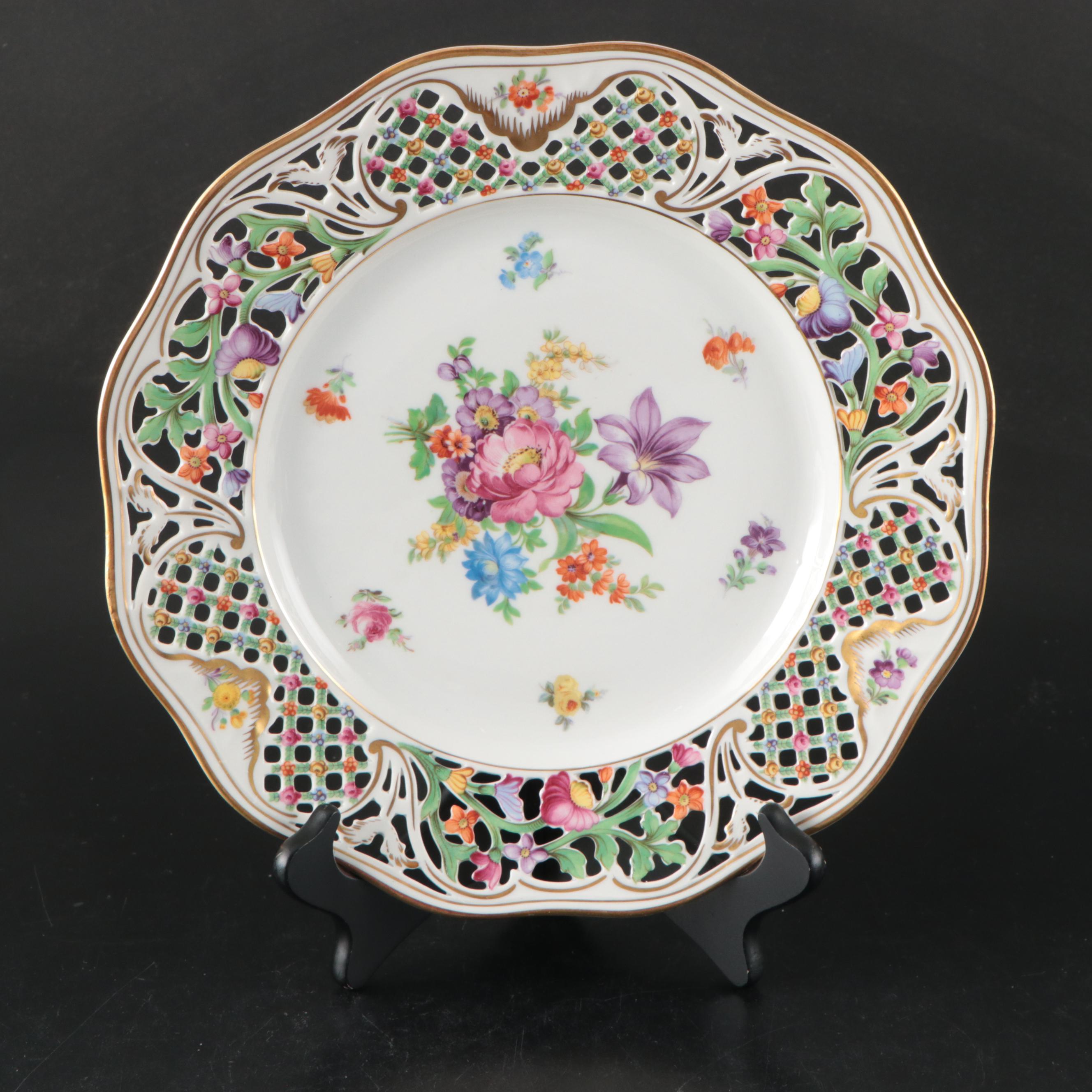 Schumann "Dresdner Art" Plates and "Chateau Dresden" Porcelain Bowls and Plates