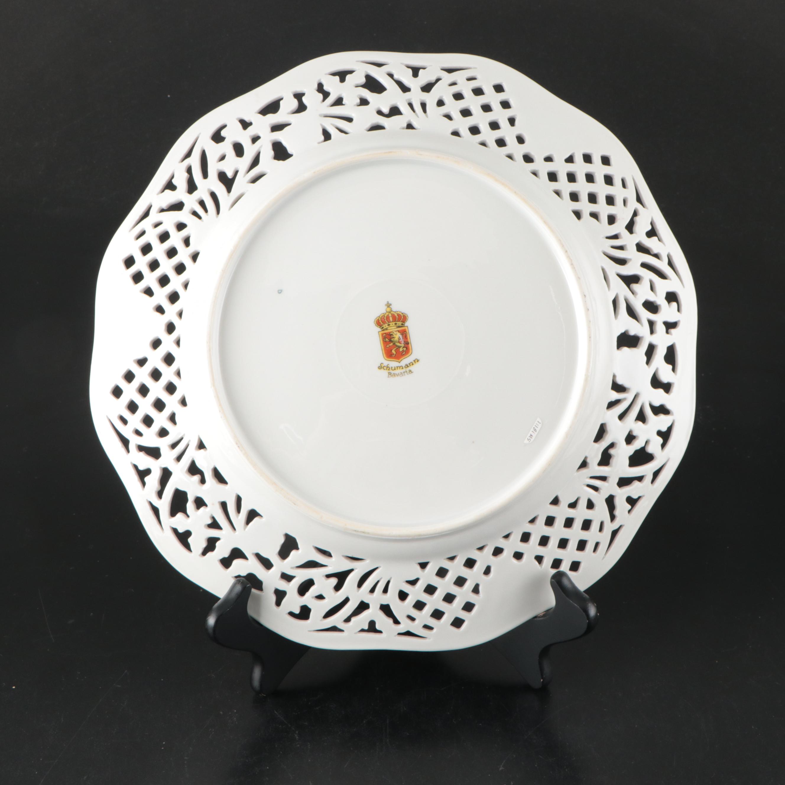 Schumann "Dresdner Art" Plates and "Chateau Dresden" Porcelain Bowls and Plates